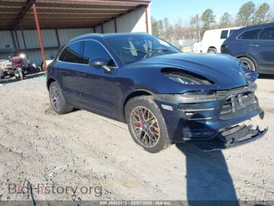 2017 Porsche MACAN Turbo/Turbo W/Performance Package, синий — VIN WP1AF2A51HLB62009, IAAI