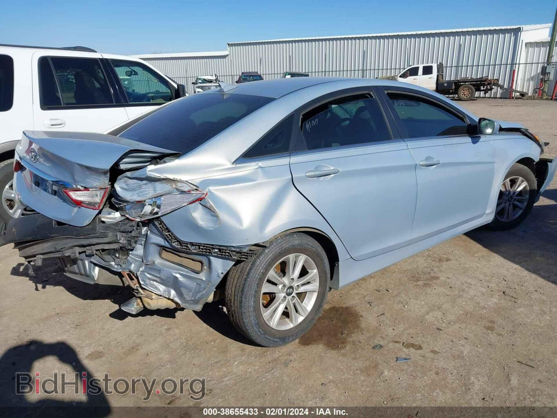 2014 HYUNDAI SONATA - VIN: 5NPEB4ACXEH878688 - Фото 4