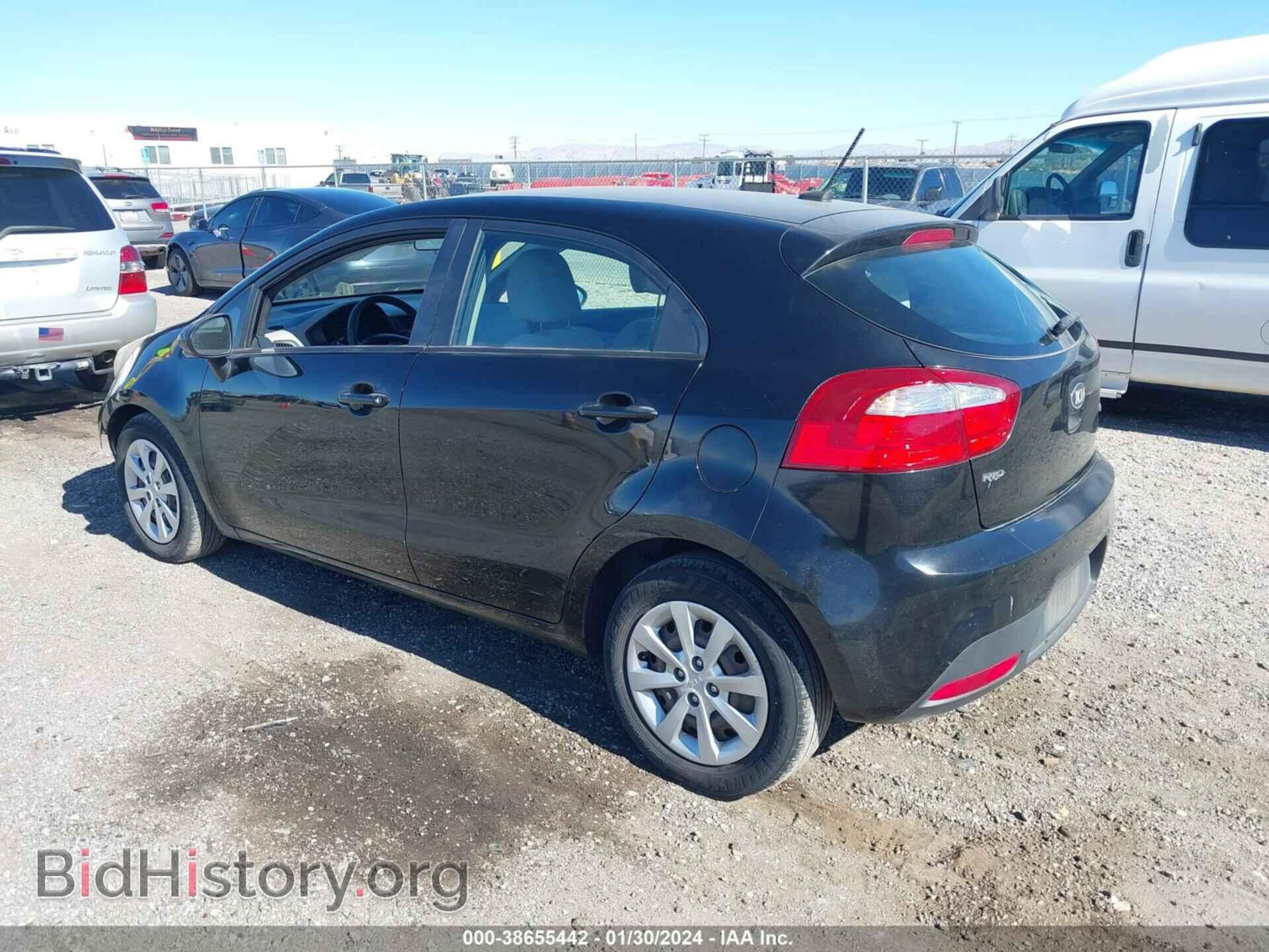 2013 KIA RIO - VIN: KNADM5A37D6206556 - Фото 3