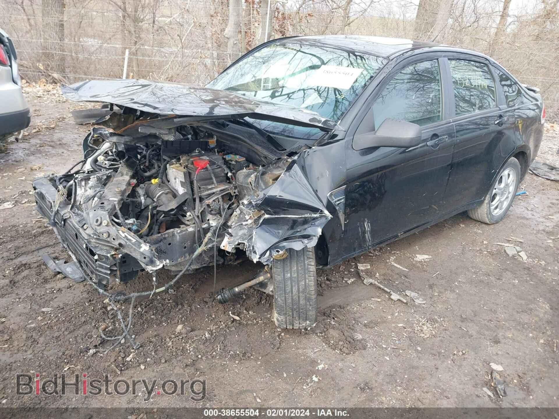 2008 FORD FOCUS - VIN: 1FAHP35N38W294061 - Фото 2