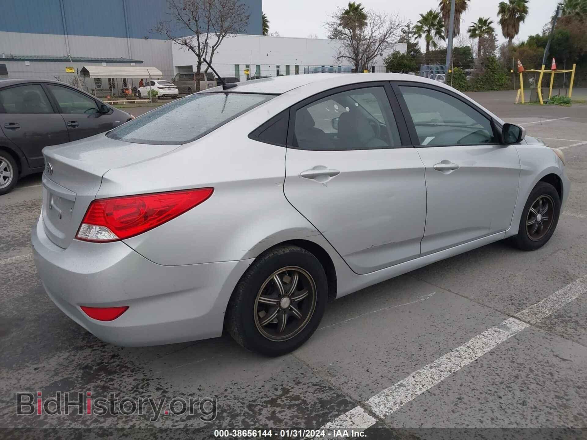 2012 HYUNDAI ACCENT - VIN: KMHCT4AE7CU186389 - Фото 4