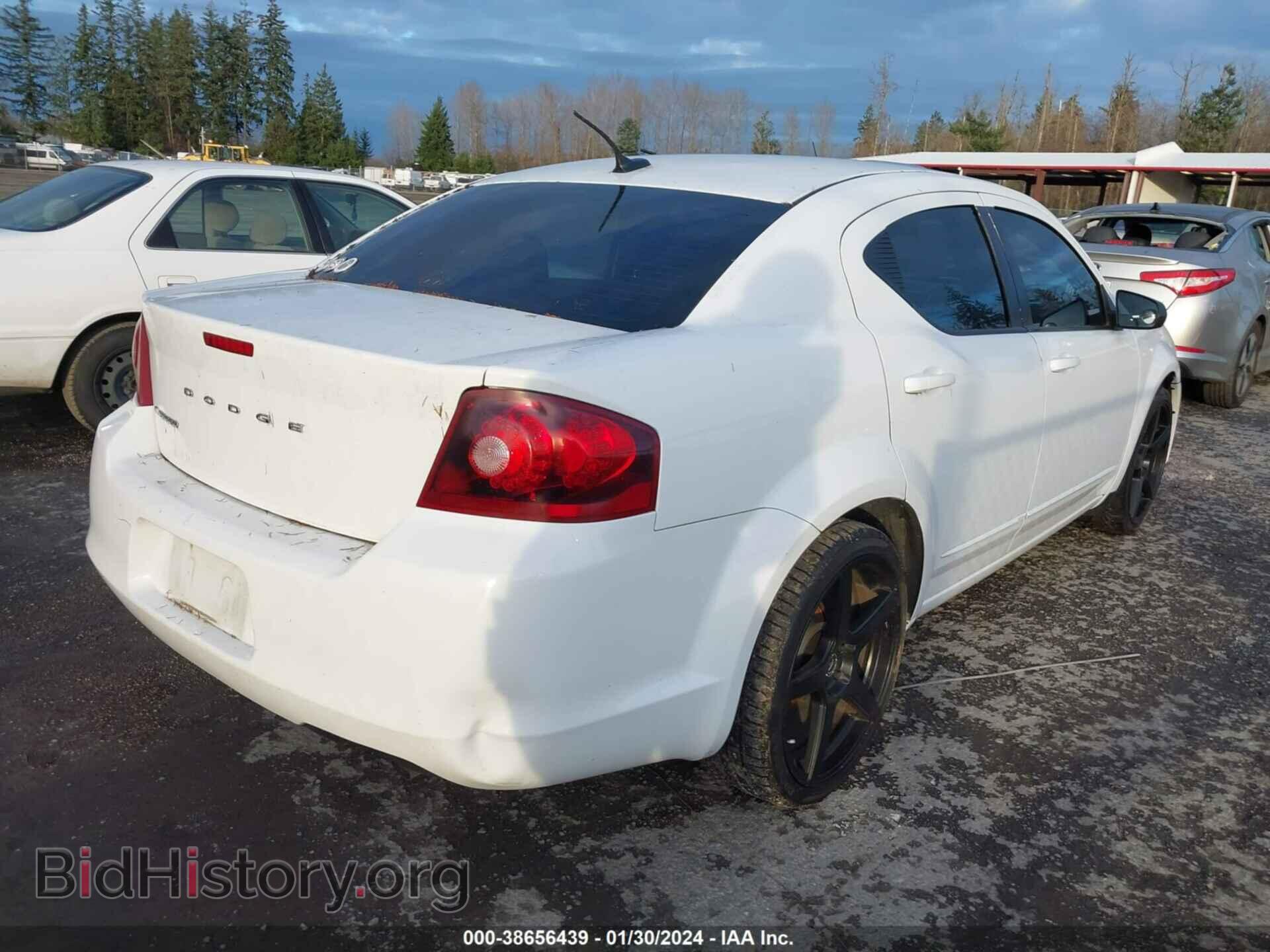 2012 DODGE AVENGER - VIN: 1C3CDZABXCN322243 - Фото 4