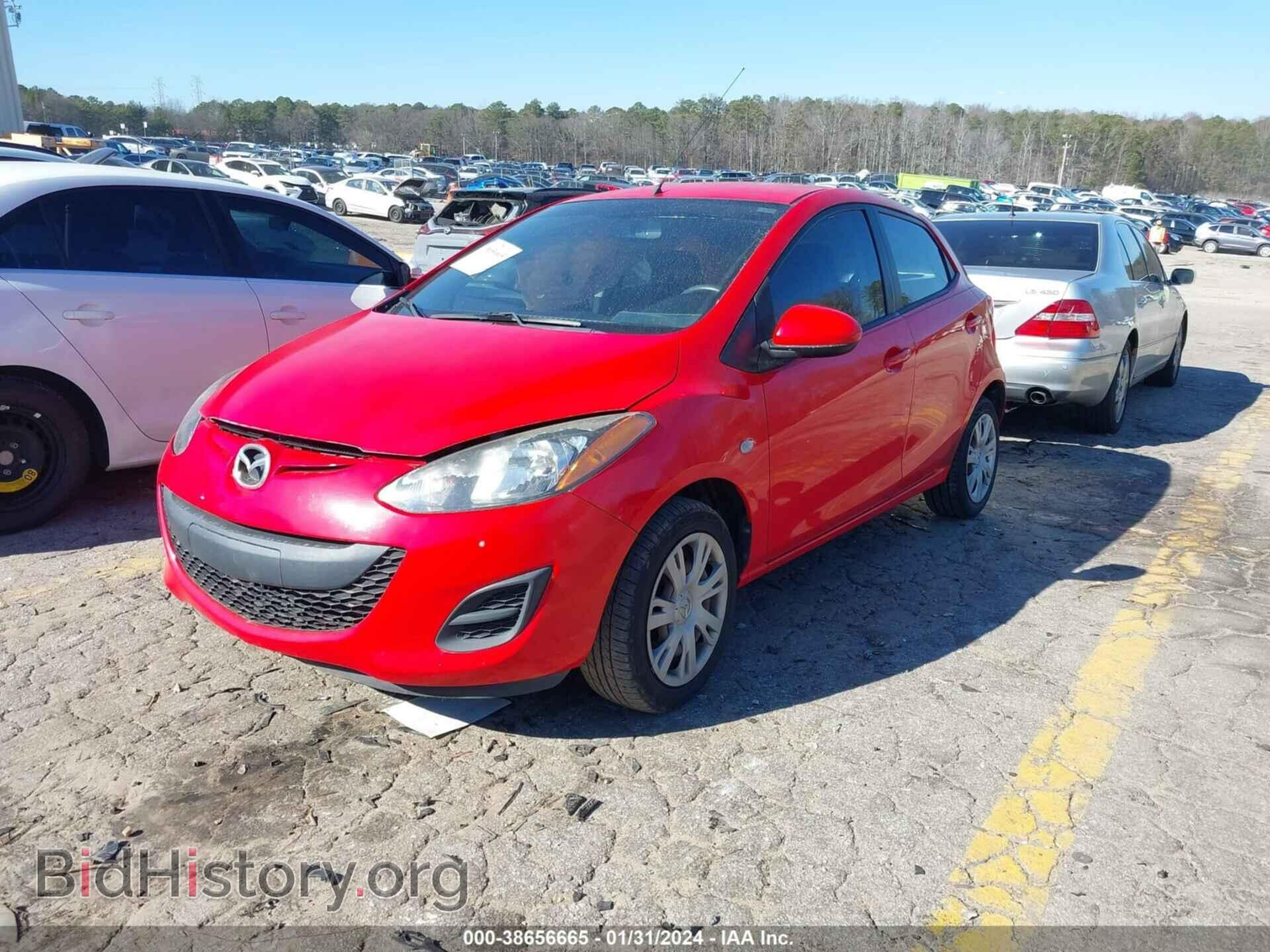 2011 MAZDA MAZDA2 - VIN: JM1DE1HY9B0104038 - Фото 2