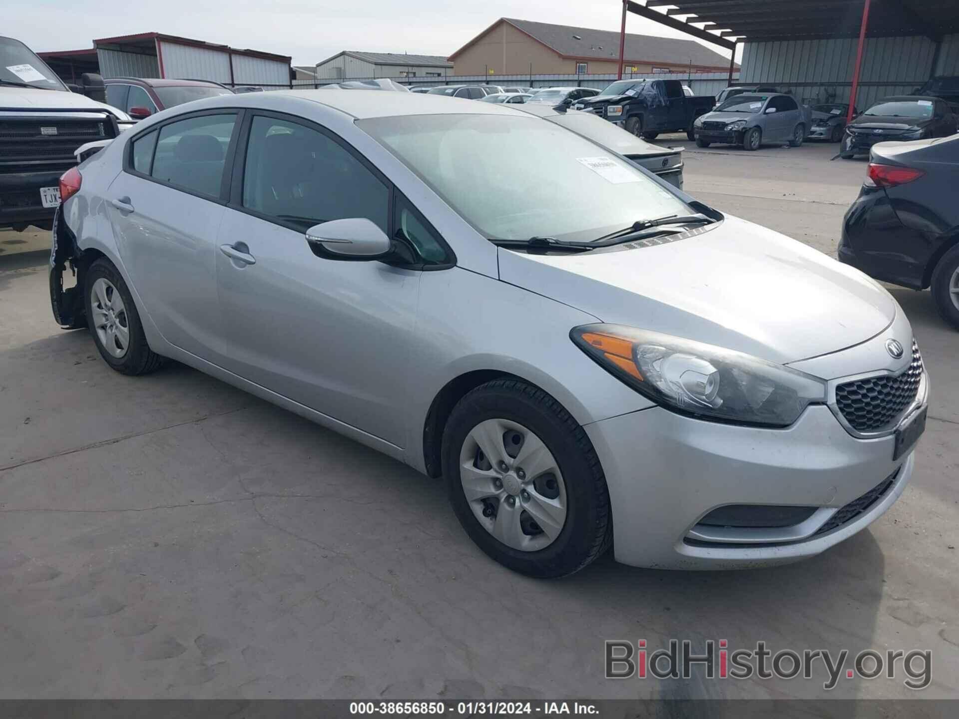 Photo KNAFX4A65G5608655 - KIA FORTE 2016