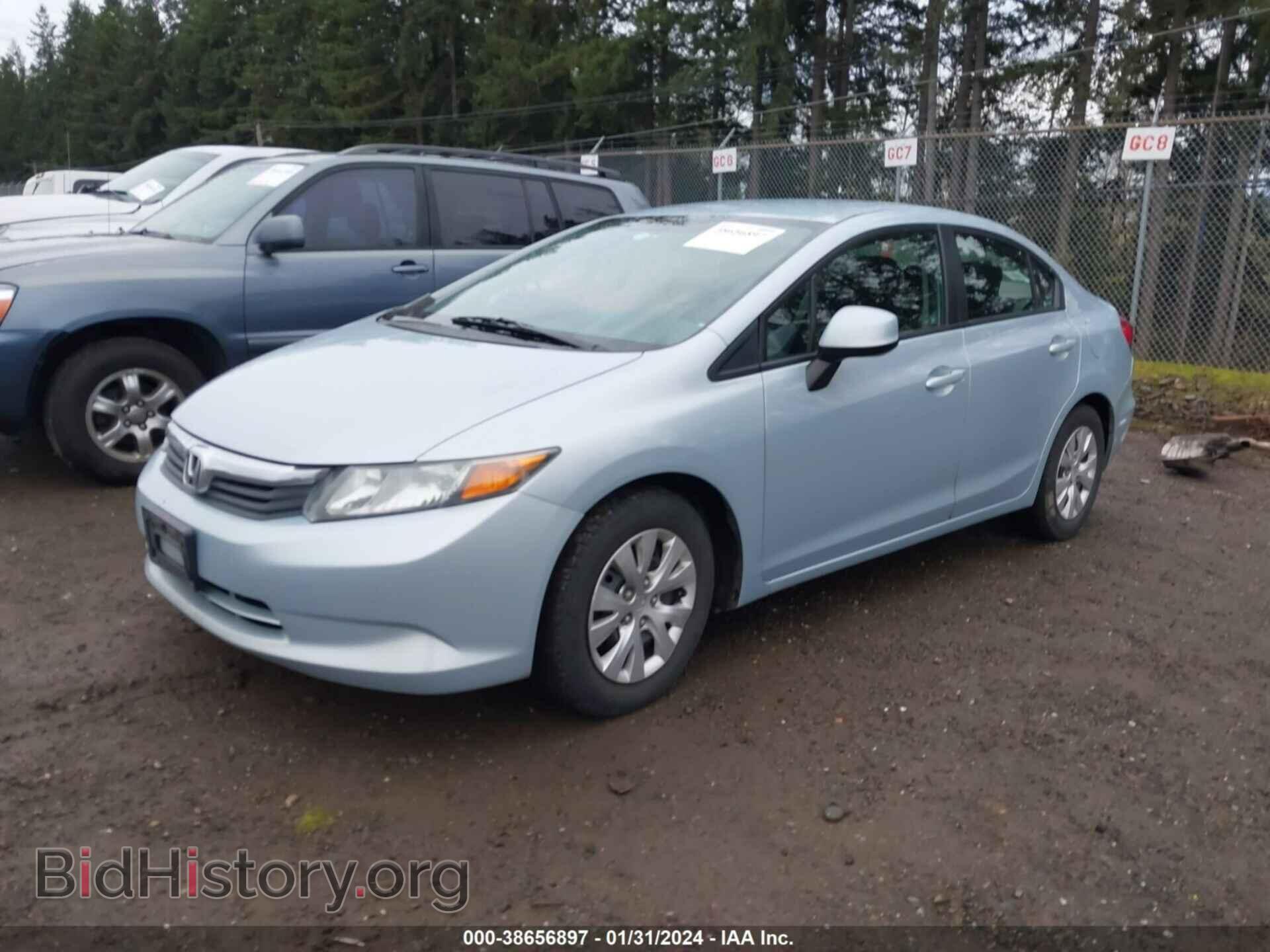 2012 HONDA CIVIC - VIN: 19XFB2F5XCE033831 - Фото 2