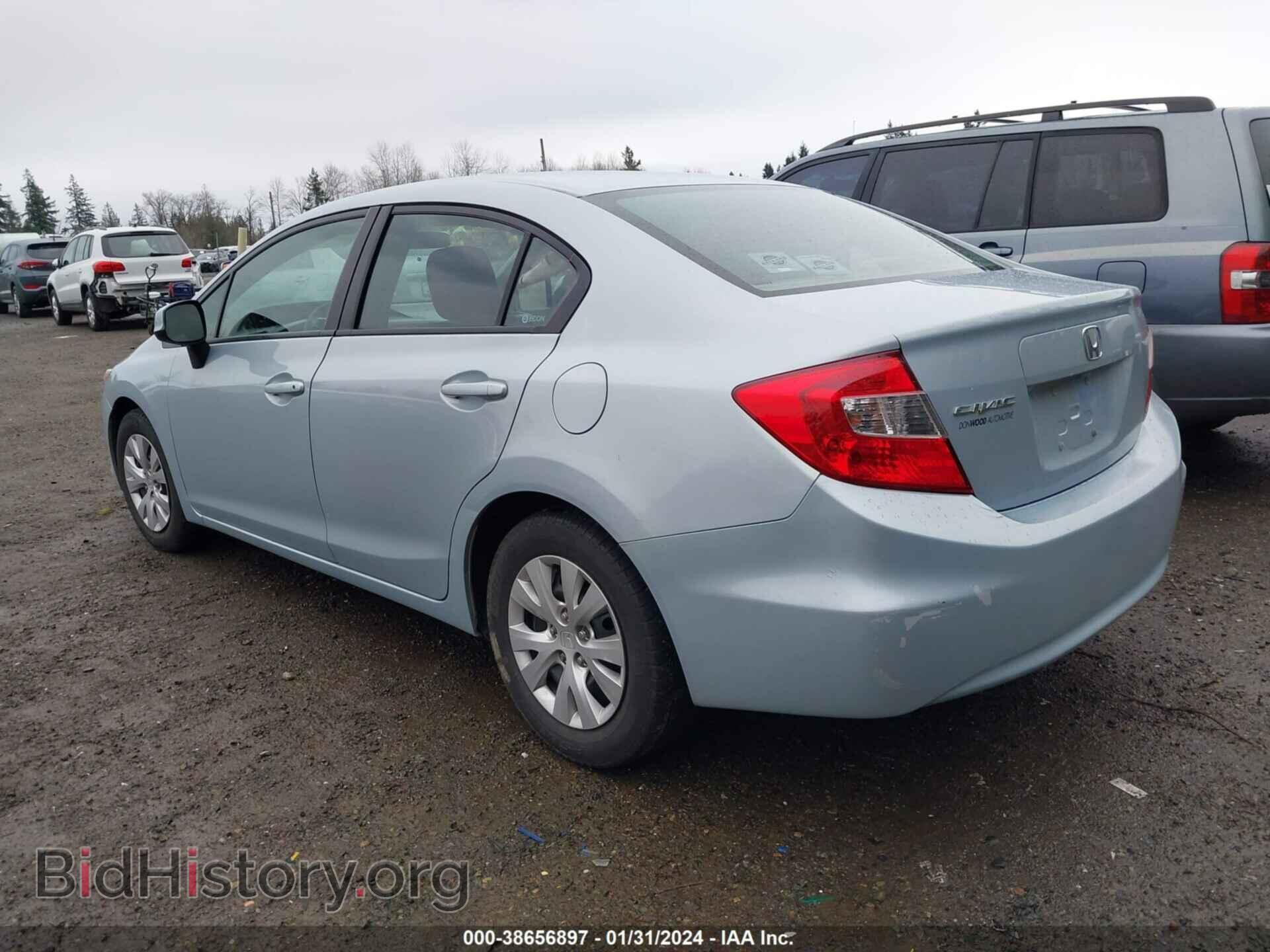 2012 HONDA CIVIC - VIN: 19XFB2F5XCE033831 - Фото 3