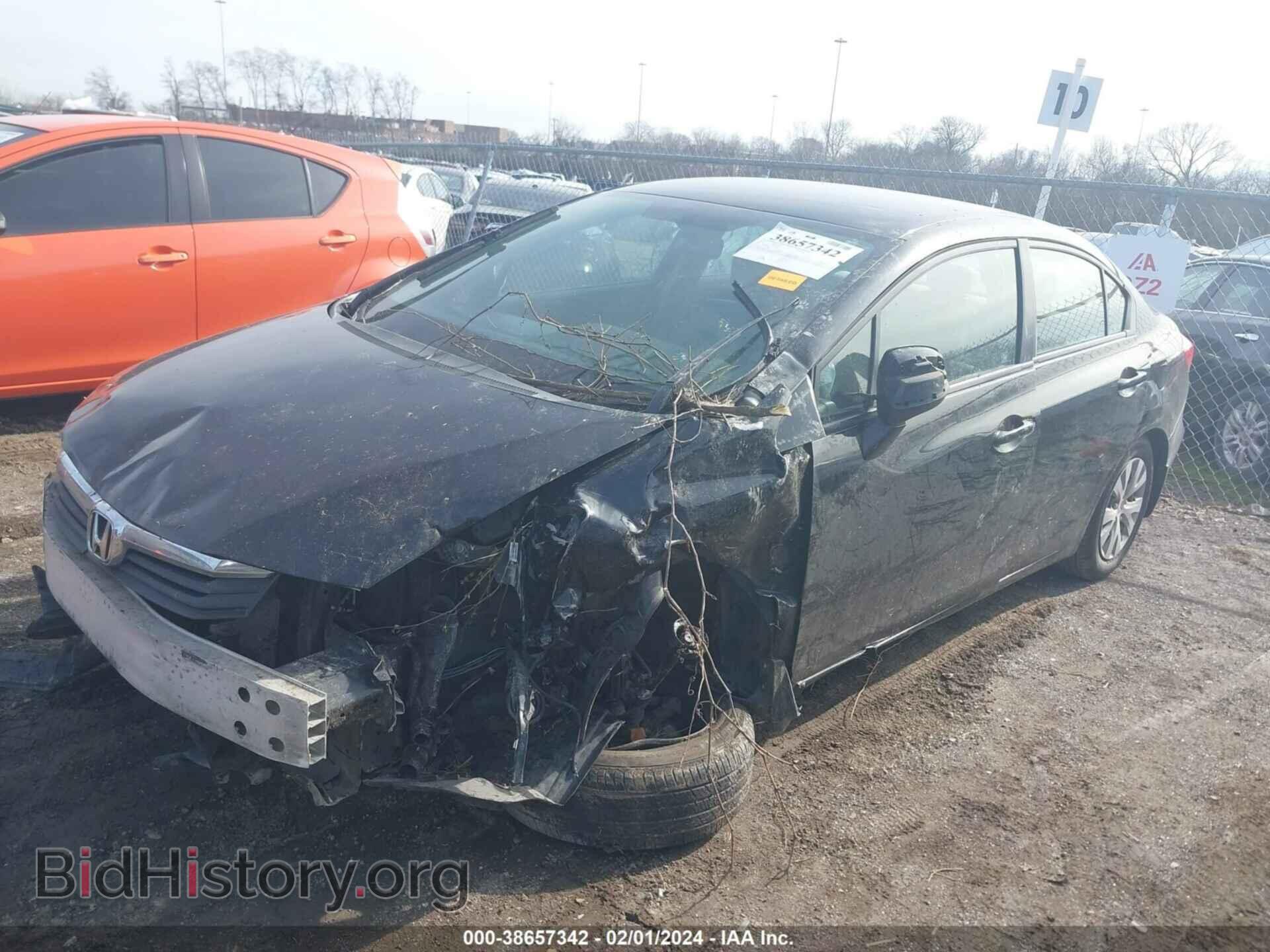 2012 HONDA CIVIC - VIN: 19XFB2F51CE316229 - Фото 2