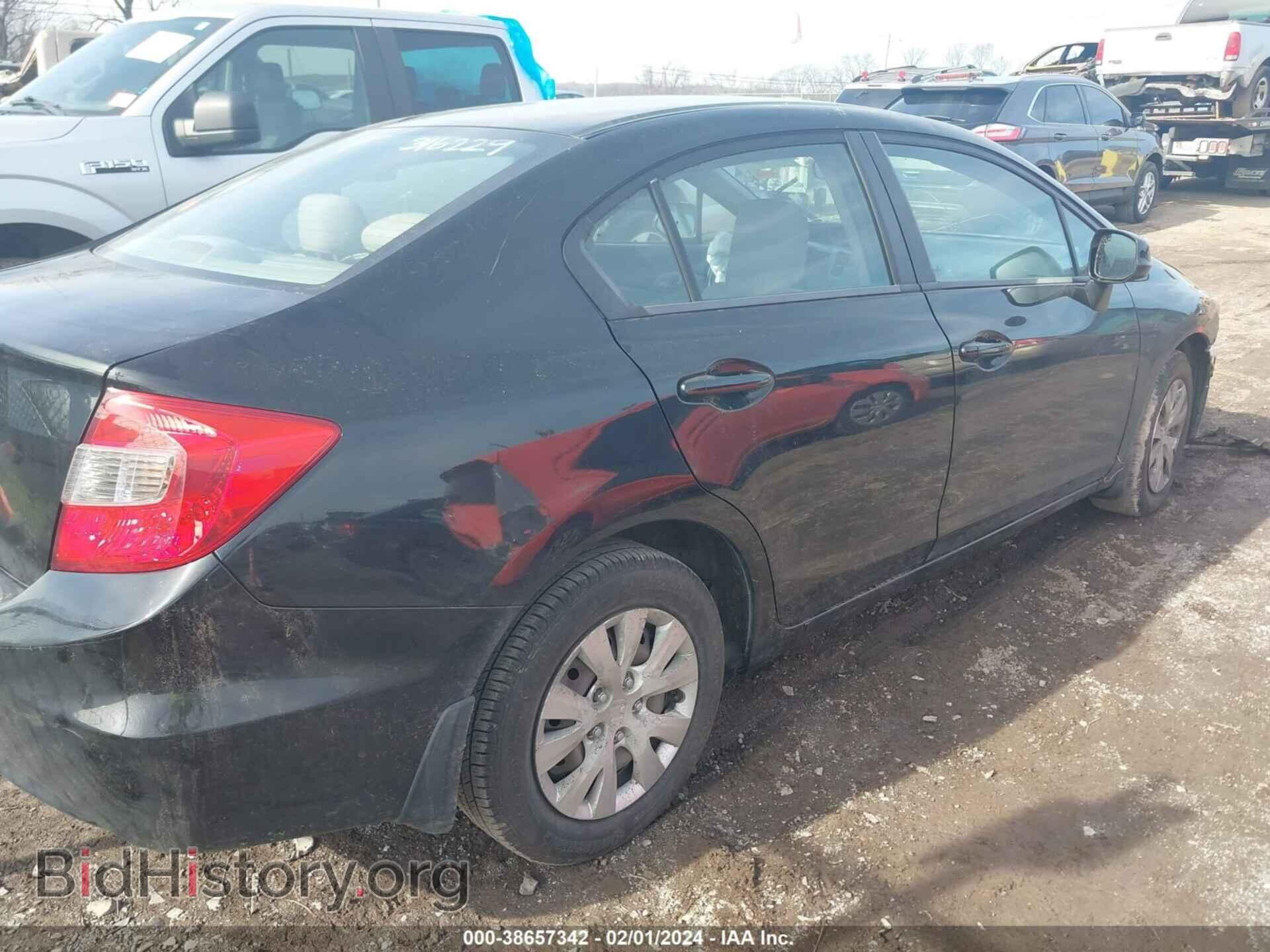 2012 HONDA CIVIC - VIN: 19XFB2F51CE316229 - Фото 4