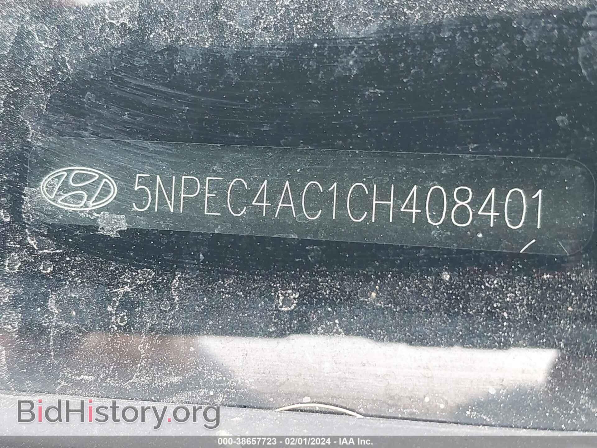 2012 HYUNDAI SONATA - VIN: 5NPEC4AC1CH408401 - Фото 9