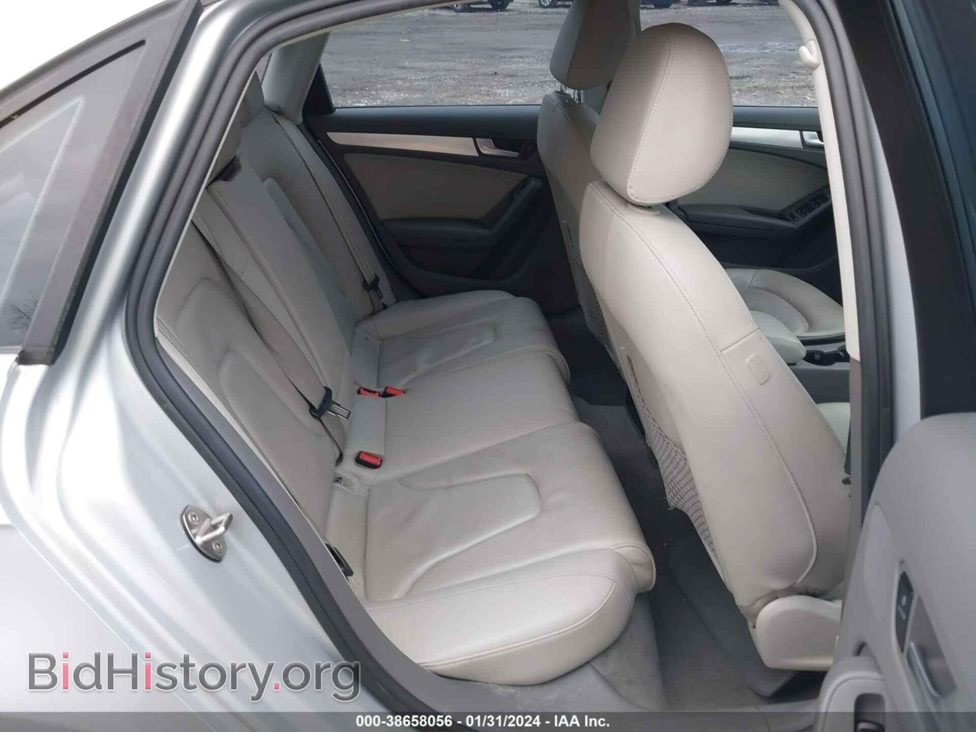 2012 AUDI A4 - VIN: WAUBFAFL5CN013023 - Фото 8