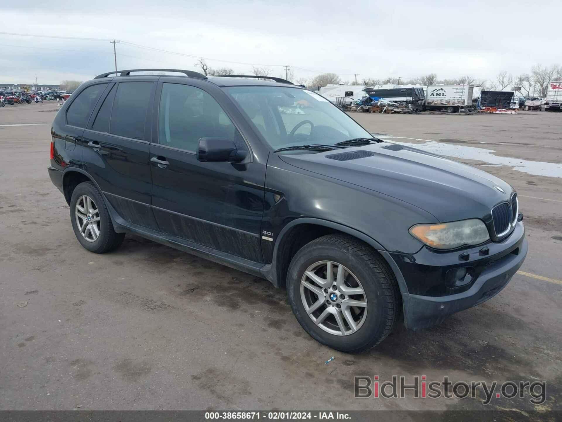 Photo 5UXFA13546LY47775 - BMW X5 2006