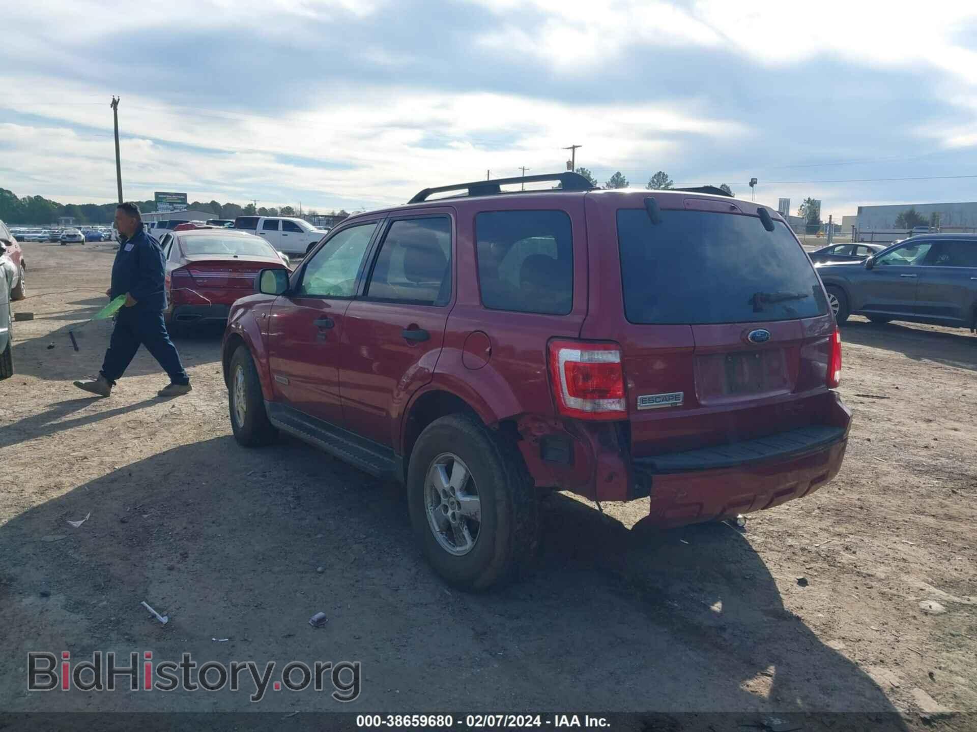 2008 FORD ESCAPE - VIN: 1FMCU03148KA82588 - Фото 3