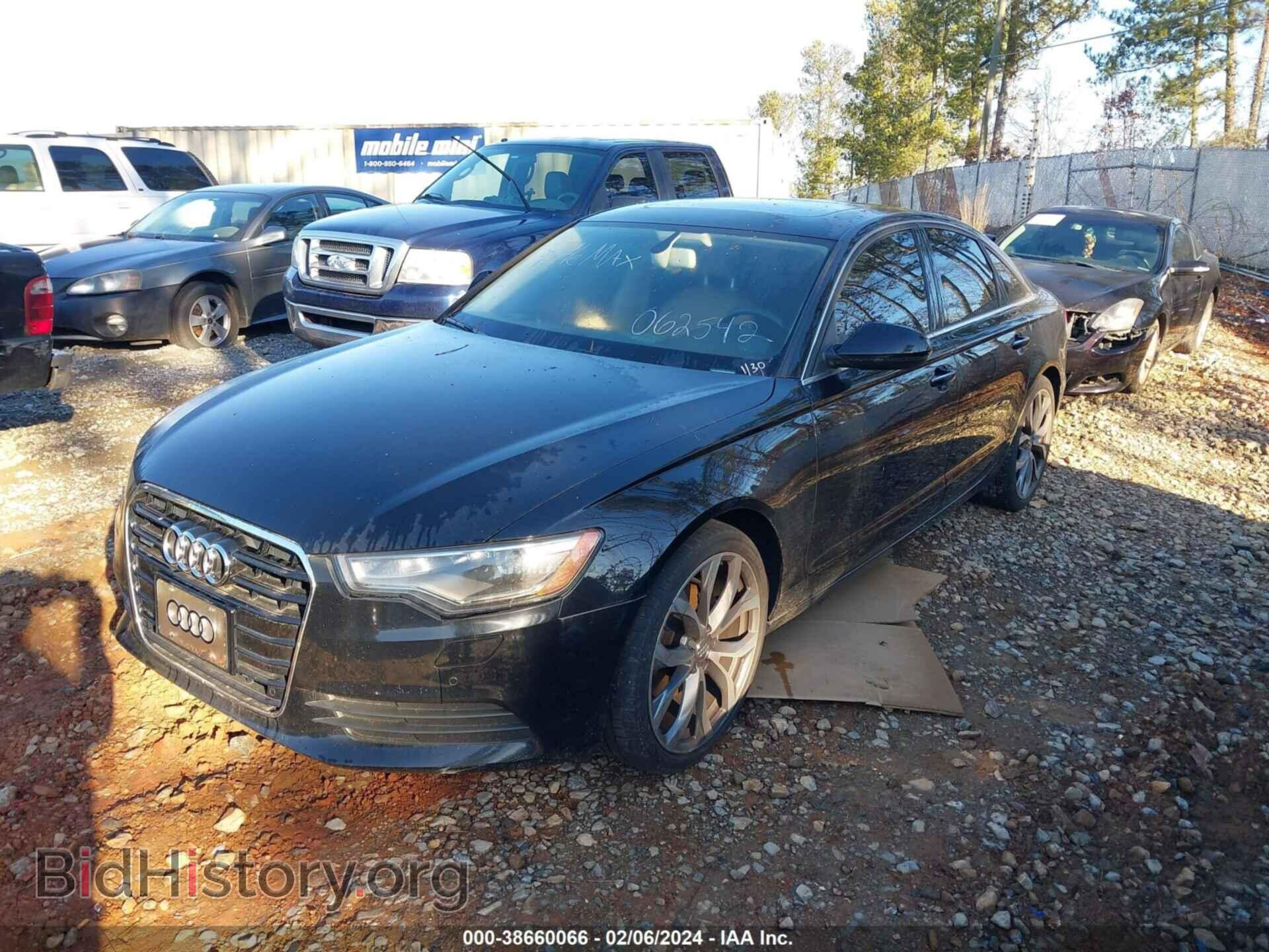 2013 AUDI A6 - VIN: WAUGFAFC0DN062542 - Фото 2