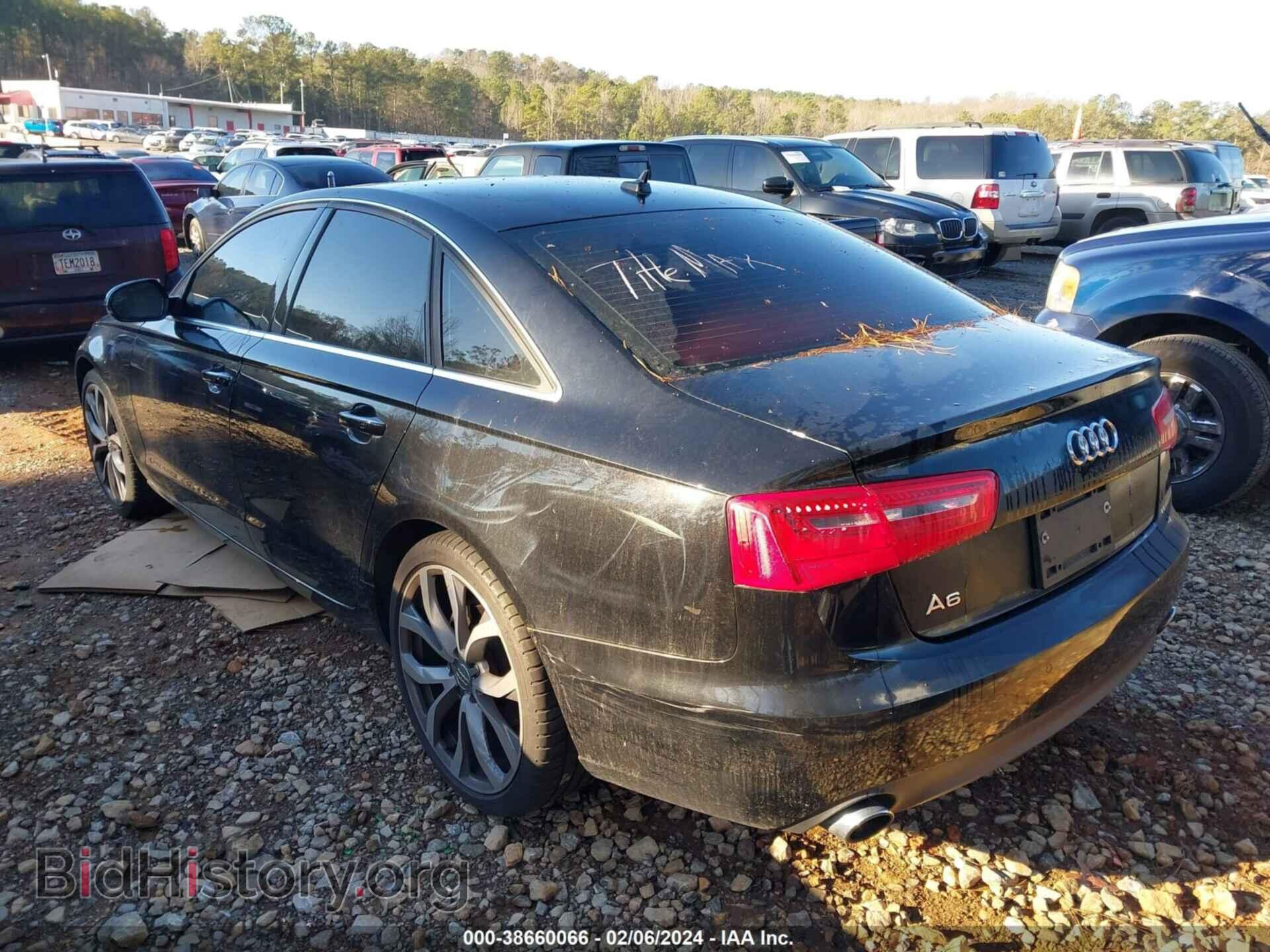 2013 AUDI A6 - VIN: WAUGFAFC0DN062542 - Фото 3