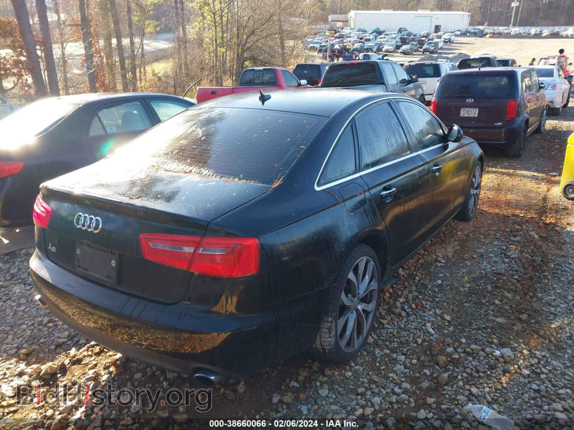 2013 AUDI A6 - VIN: WAUGFAFC0DN062542 - Фото 4