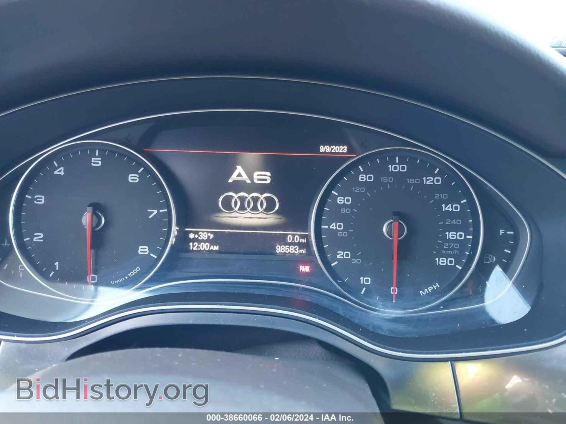 2013 AUDI A6 - VIN: WAUGFAFC0DN062542 - Фото 7