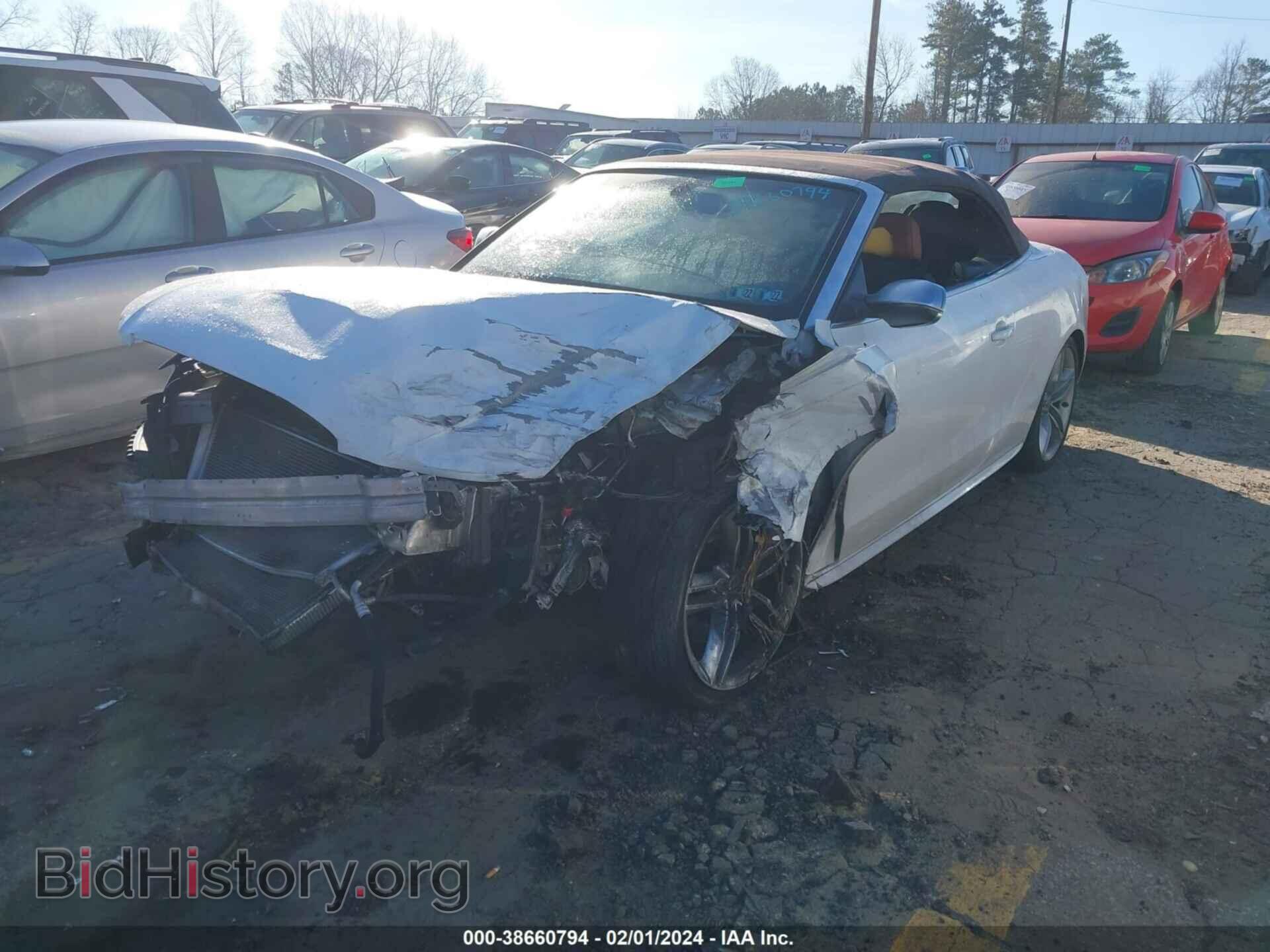 2012 AUDI S5 - VIN: WAUVGAFH7CN003700 - Фото 2