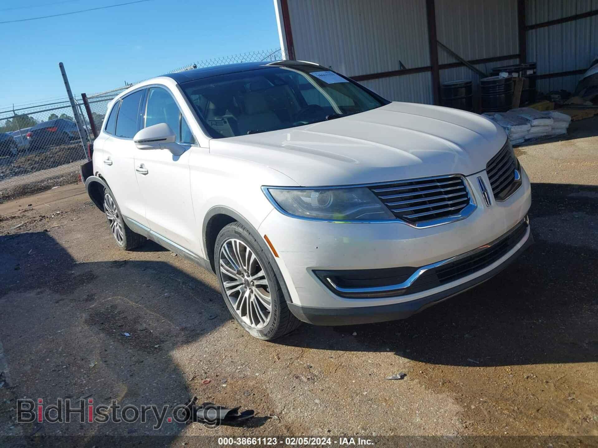 Фотография 2LMTJ6LR9GBL37542 - LINCOLN MKX 2016