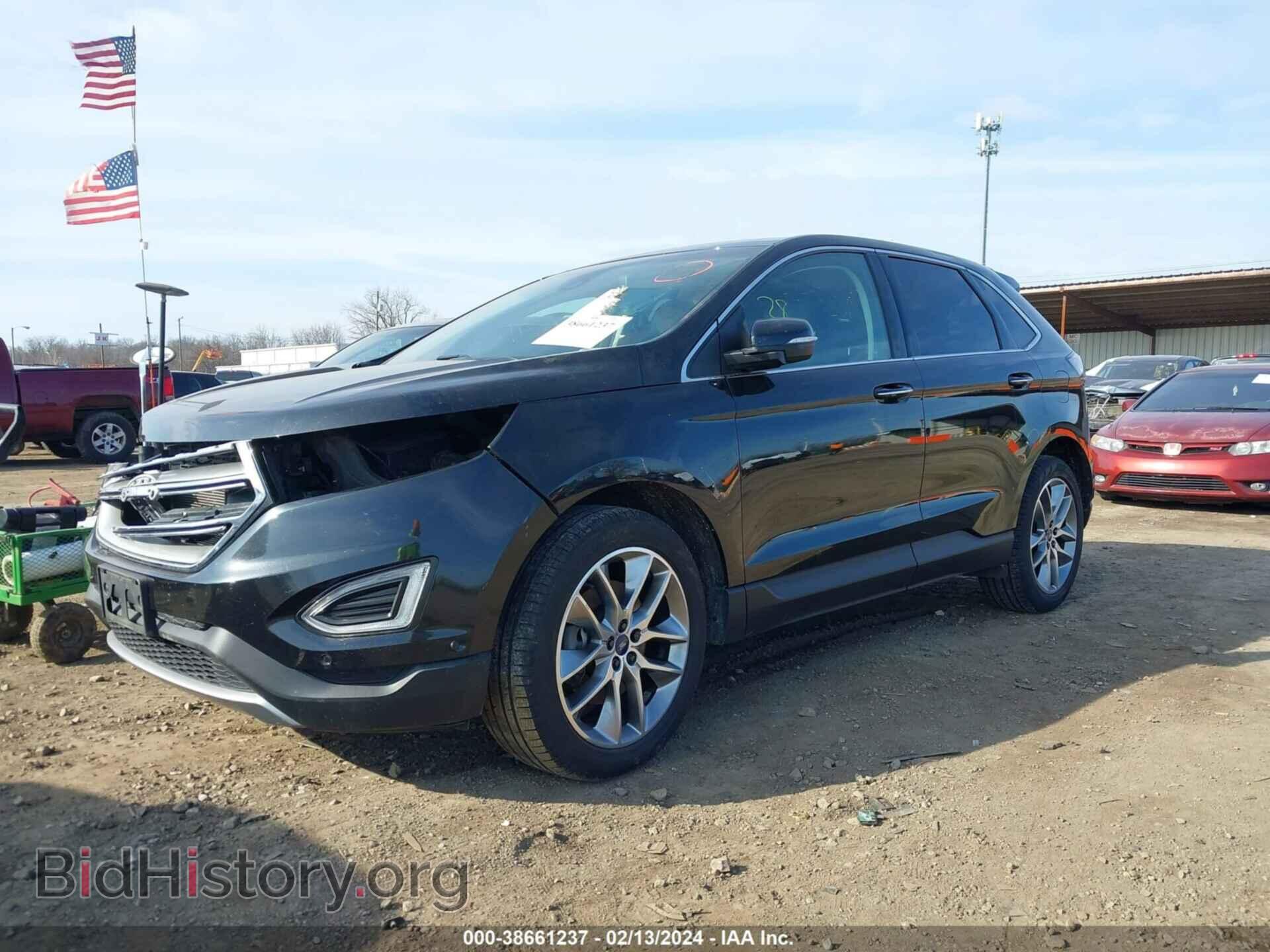 2015 FORD EDGE - VIN: 2FMPK4K86FBB91820 - Фото 2