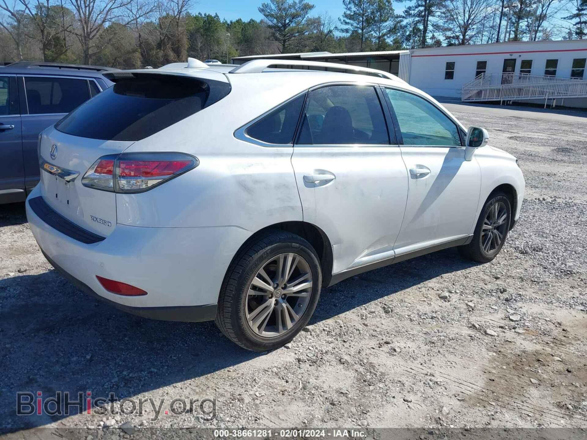 2015 LEXUS RX 350 - VIN: 2T2BK1BAXFC301982 - Фото 4