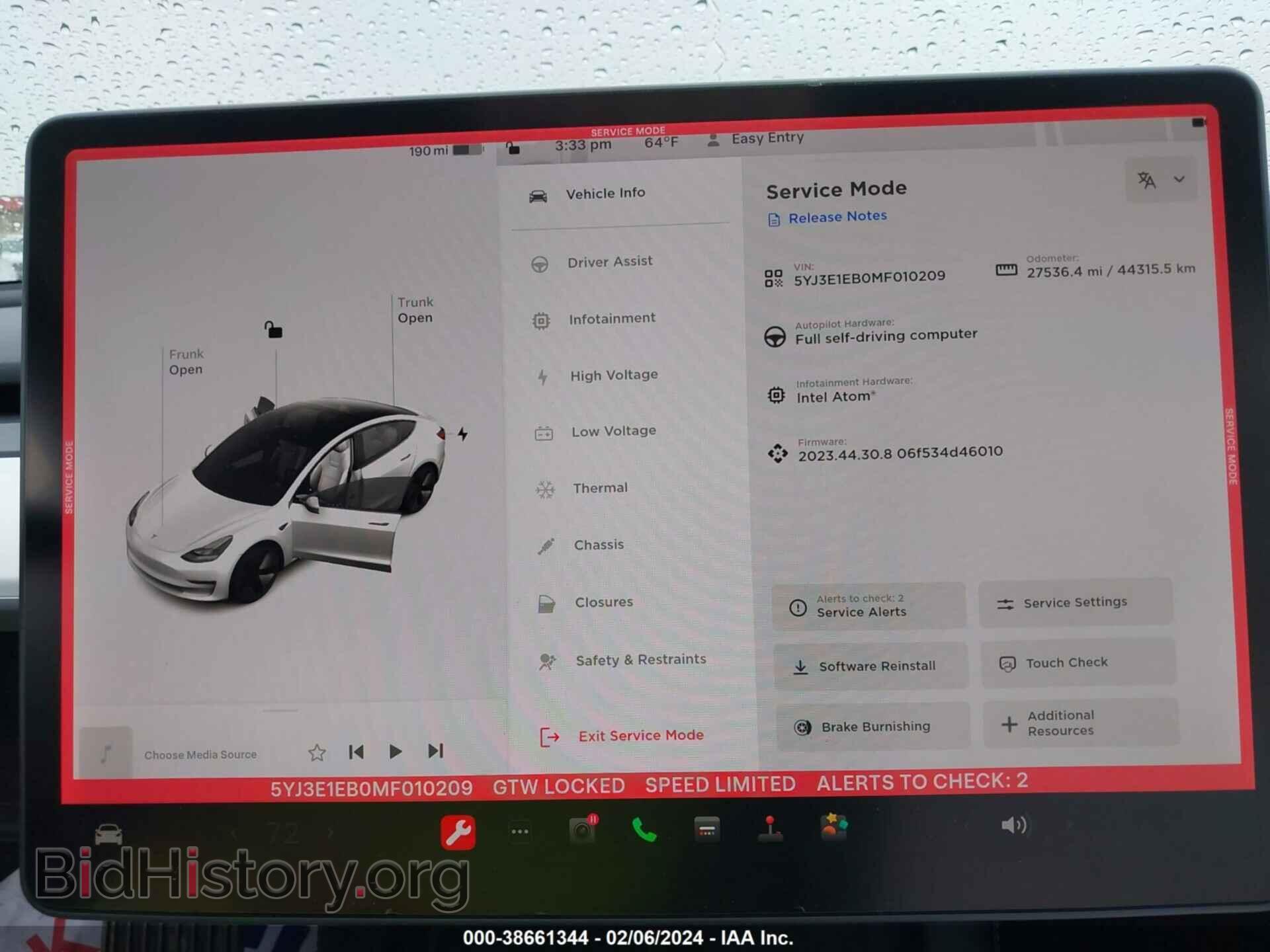 2021 TESLA MODEL 3 - VIN: 5YJ3E1EB0MF010209 - Фото 7