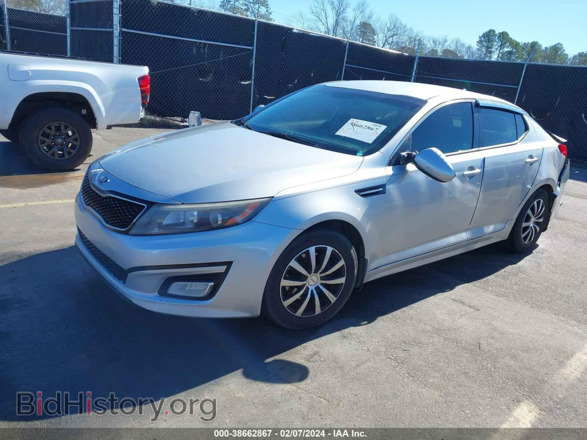 2014 KIA OPTIMA - VIN: 5XXGM4A72EG285750 - Фото 2