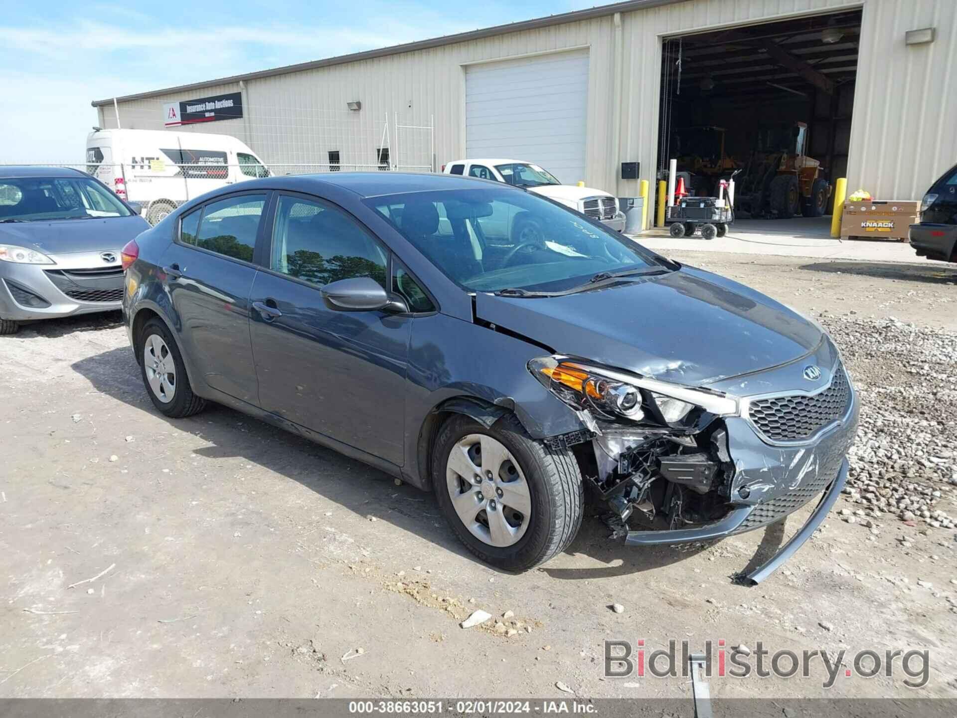 Photo KNAFK4A65G5570021 - KIA FORTE 2016