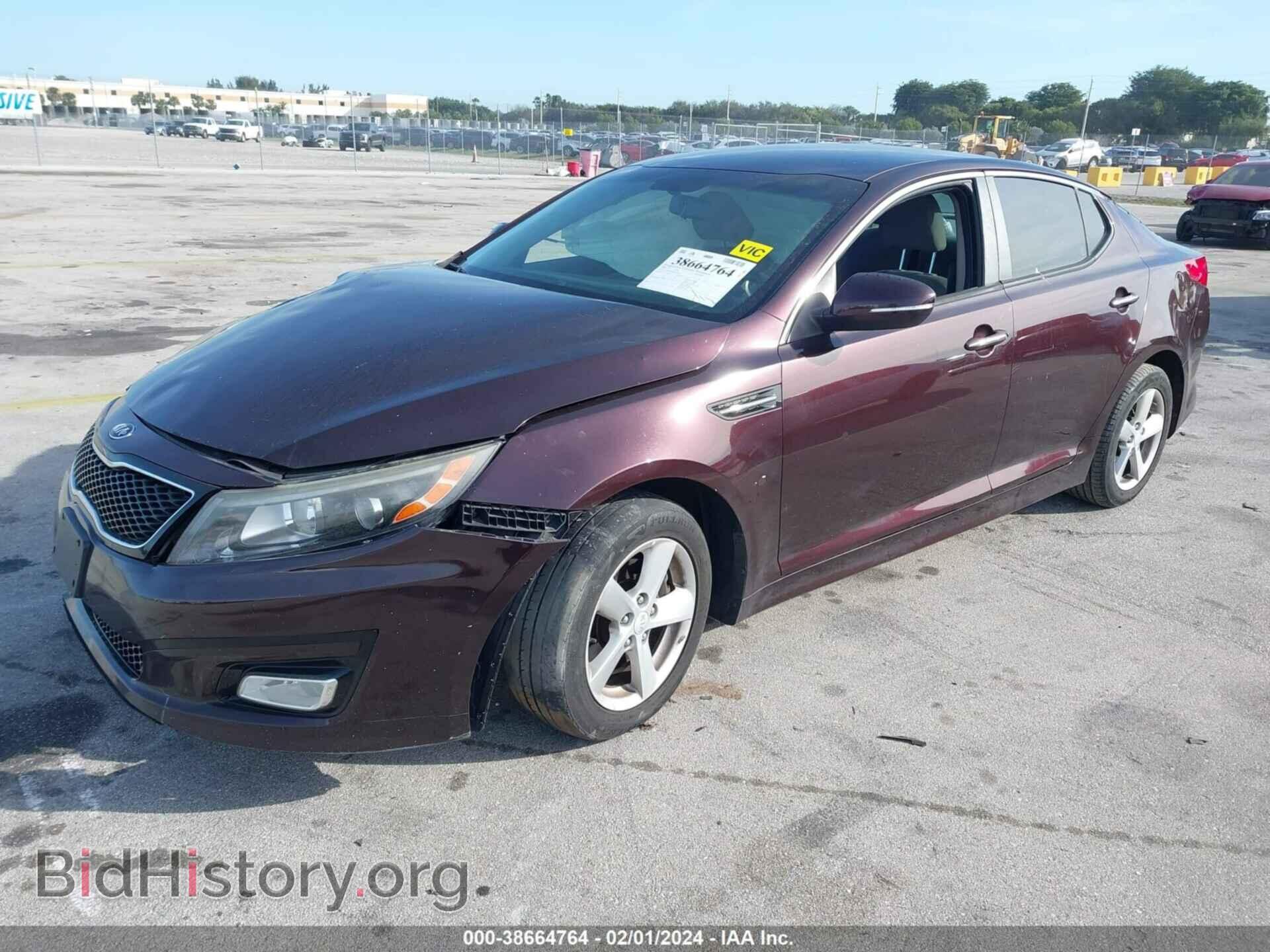 2014 KIA OPTIMA - VIN: 5XXGM4A78EG260013 - Фото 2