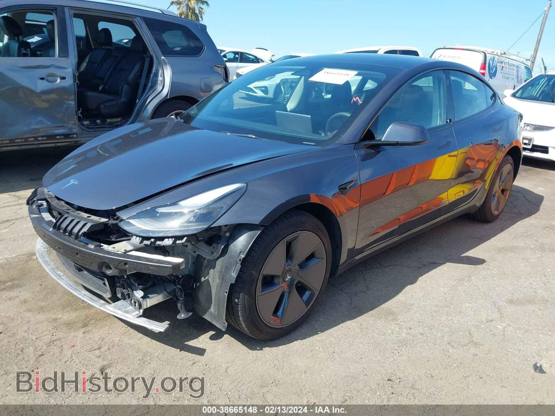 2022 TESLA MODEL 3 - VIN: 5YJ3E1EA1NF374096 - Фото 2