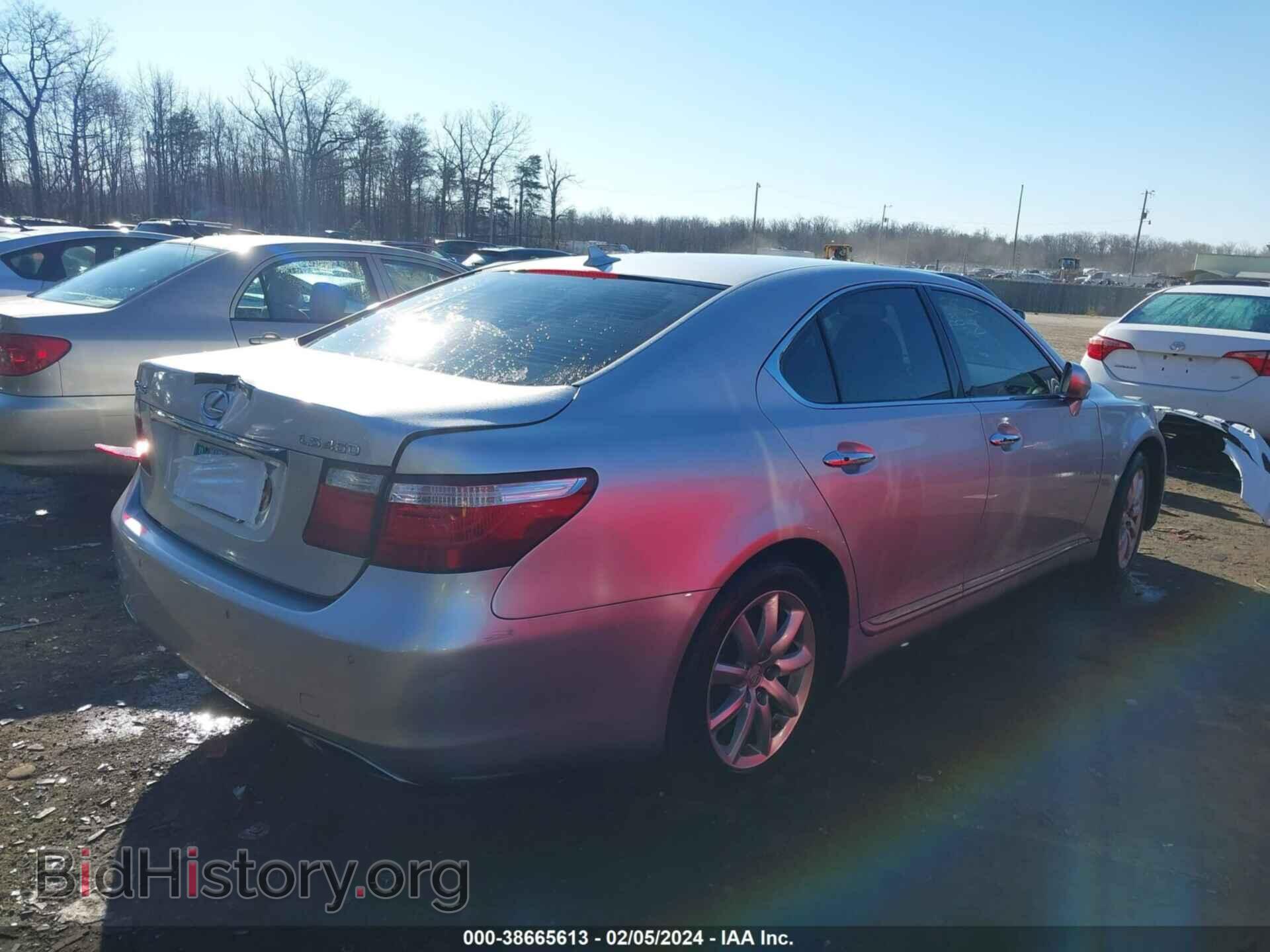 2007 LEXUS LS 460 - VIN: JTHBL46F075023132 - Фото 4