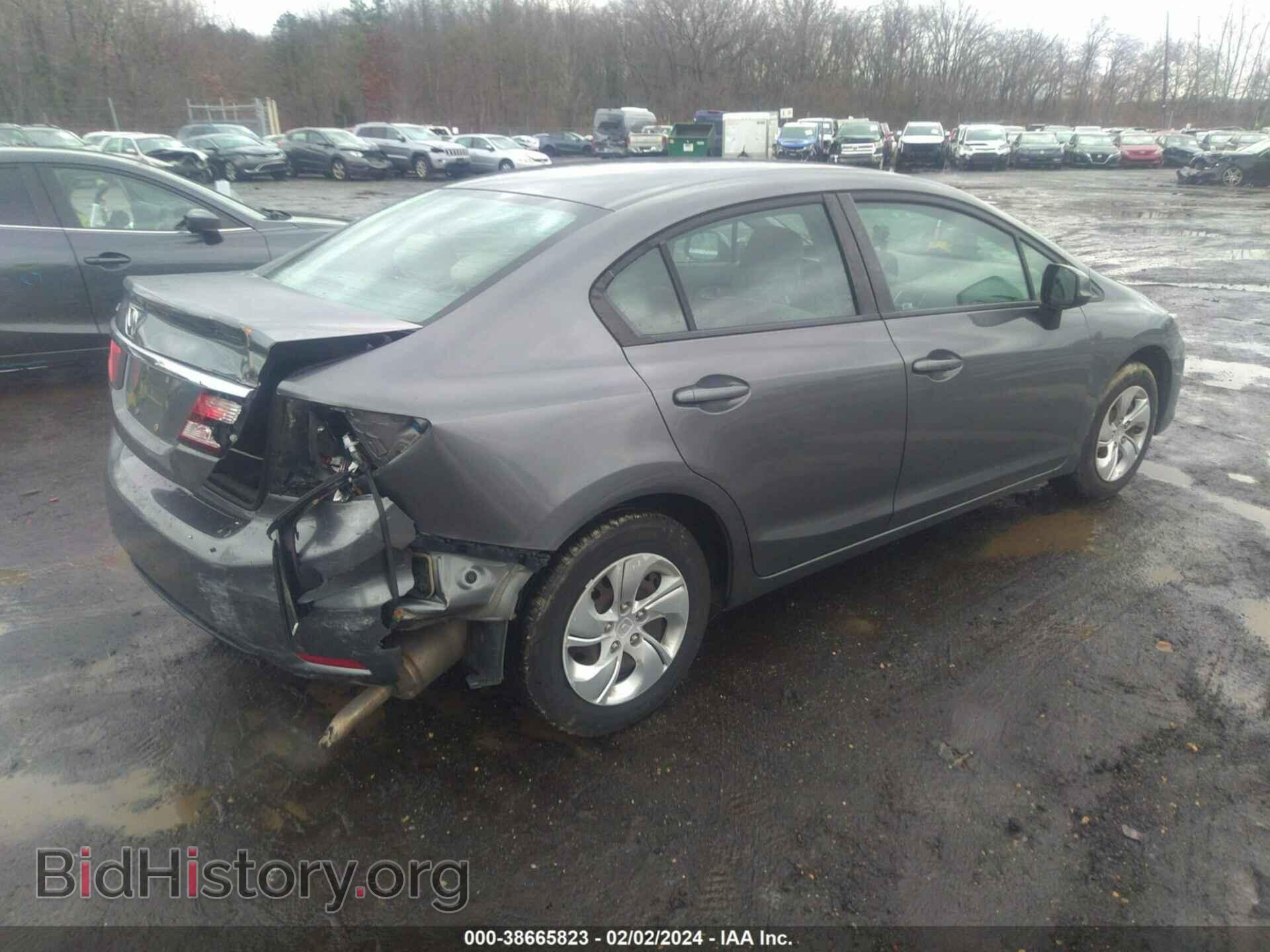 2013 HONDA CIVIC - VIN: 19XFB2F58DE288253 - Фото 4
