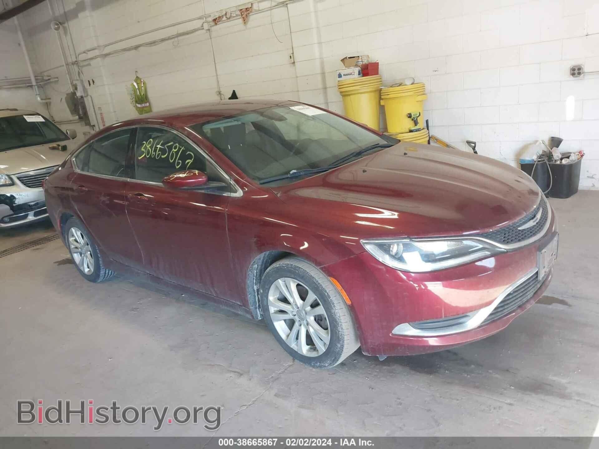 Фотография 1C3CCCAB5FN573336 - CHRYSLER 200 2015