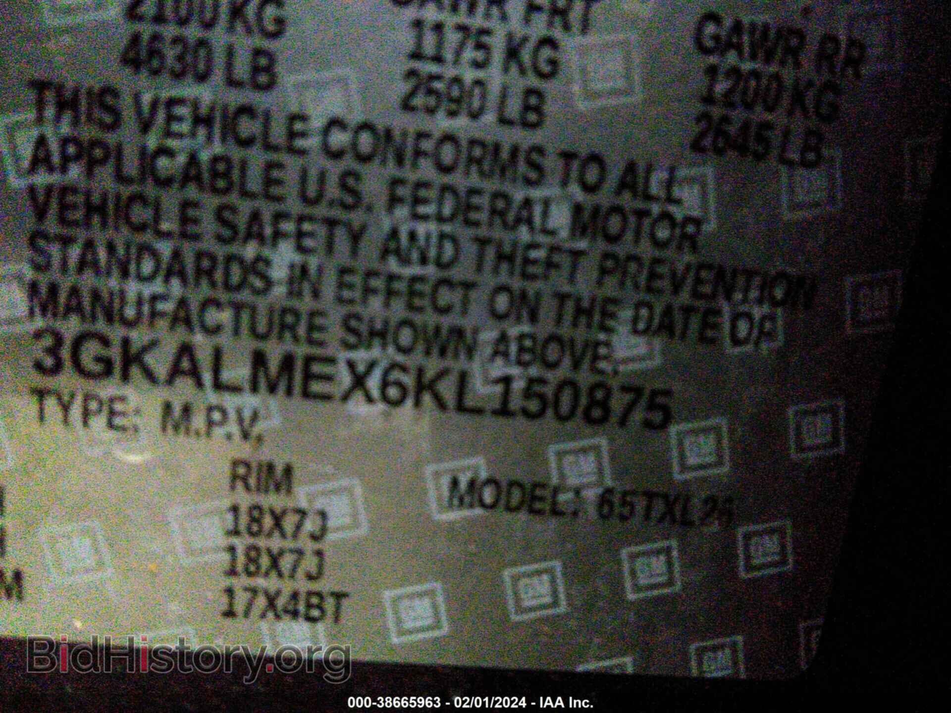 2019 GMC TERRAIN - VIN: 3GKALMEX6KL150875 - Фото 9