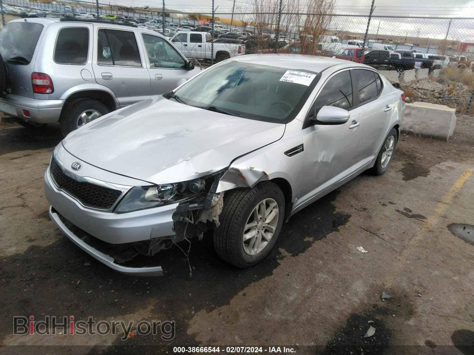 2013 KIA OPTIMA - VIN: KNAGM4A79D5442397 - Фото 2