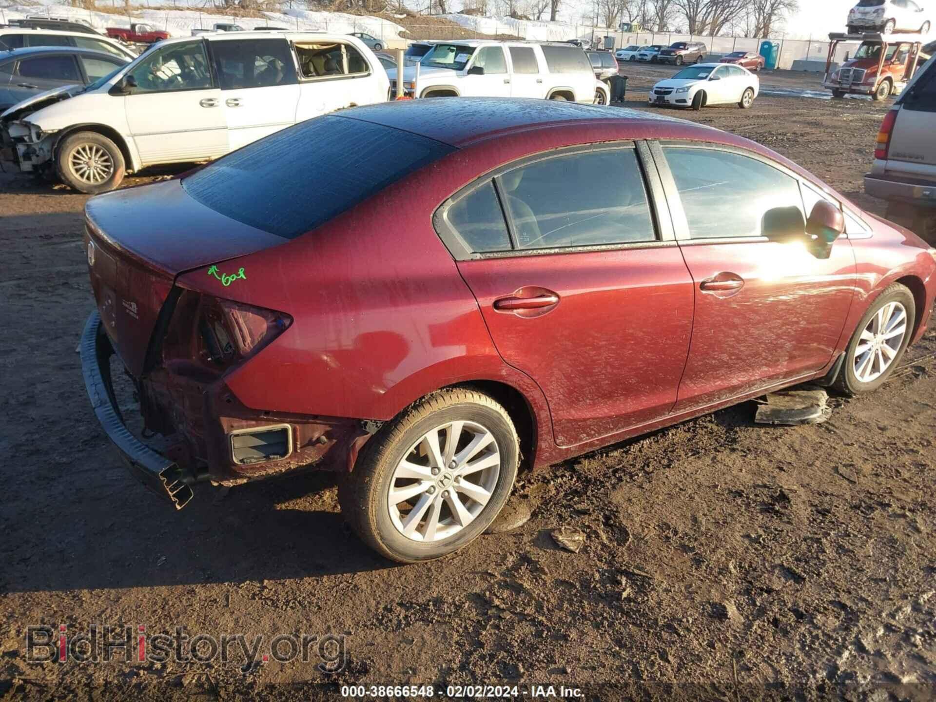 2012 HONDA CIVIC - VIN: 2HGFB2F85CH592560 - Фото 4