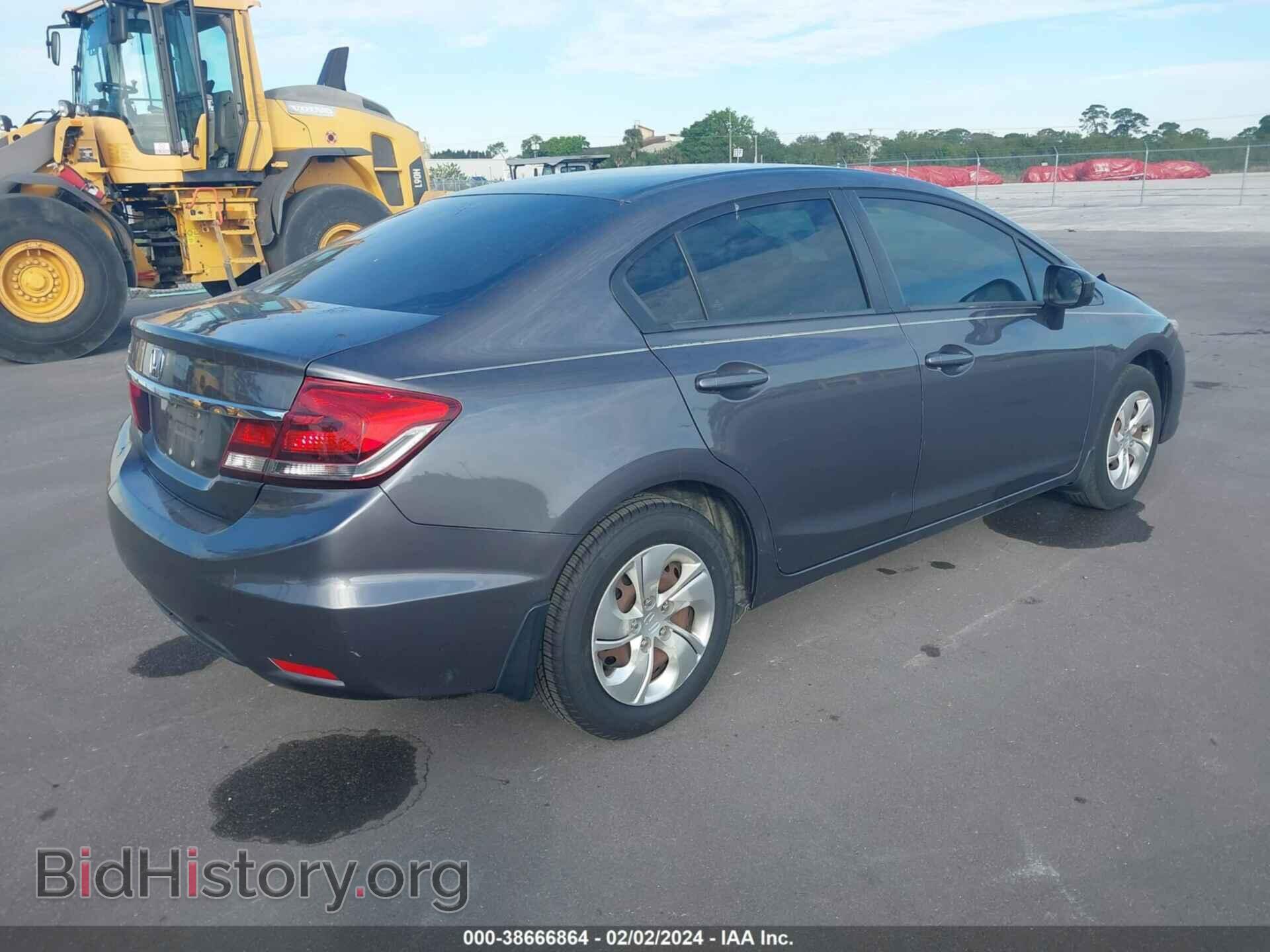 2014 HONDA CIVIC - VIN: 19XFB2F50EE025210 - Фото 4