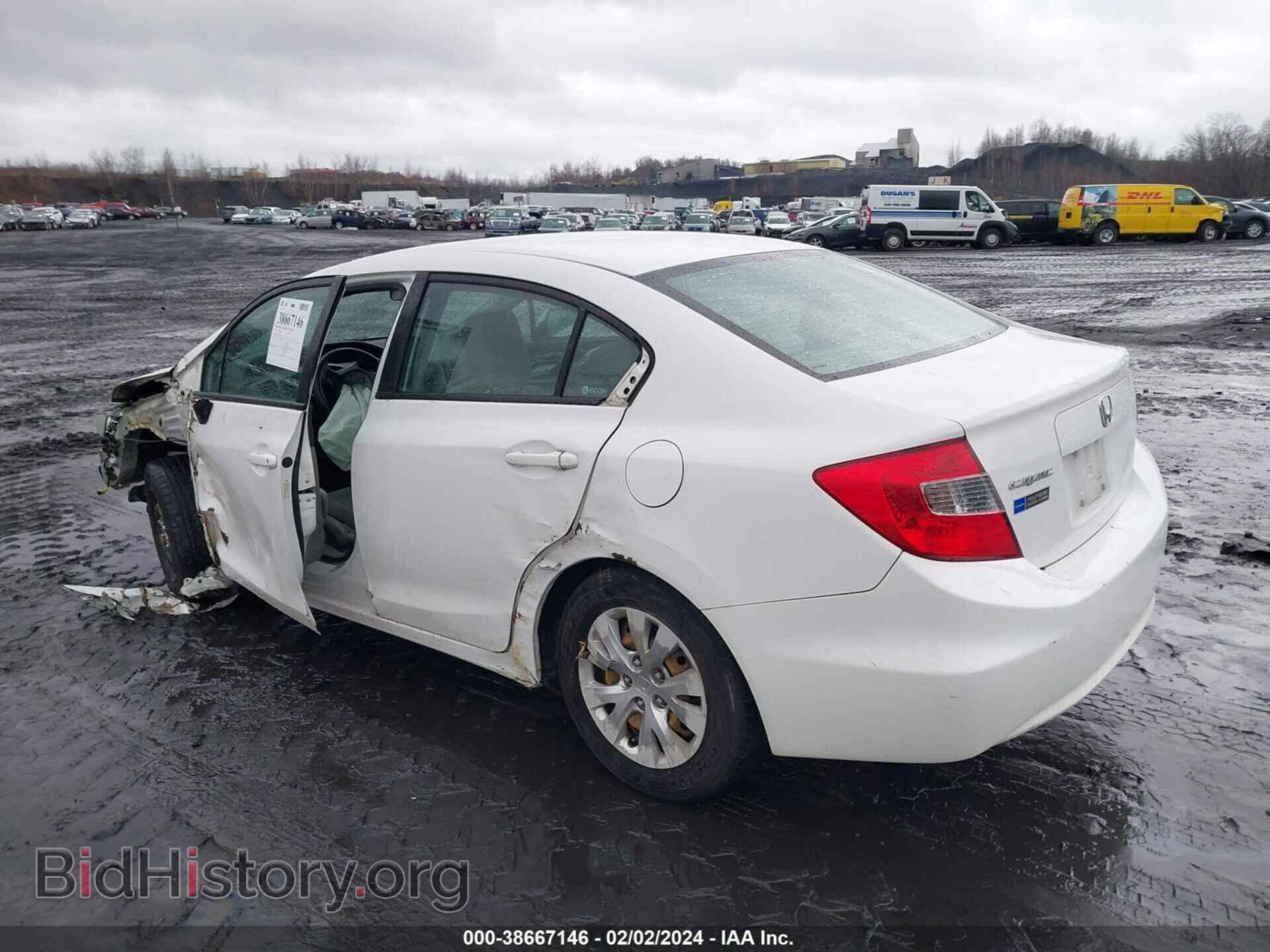 2012 HONDA CIVIC - VIN: 2HGFB2F5XCH609729 - Photo 3