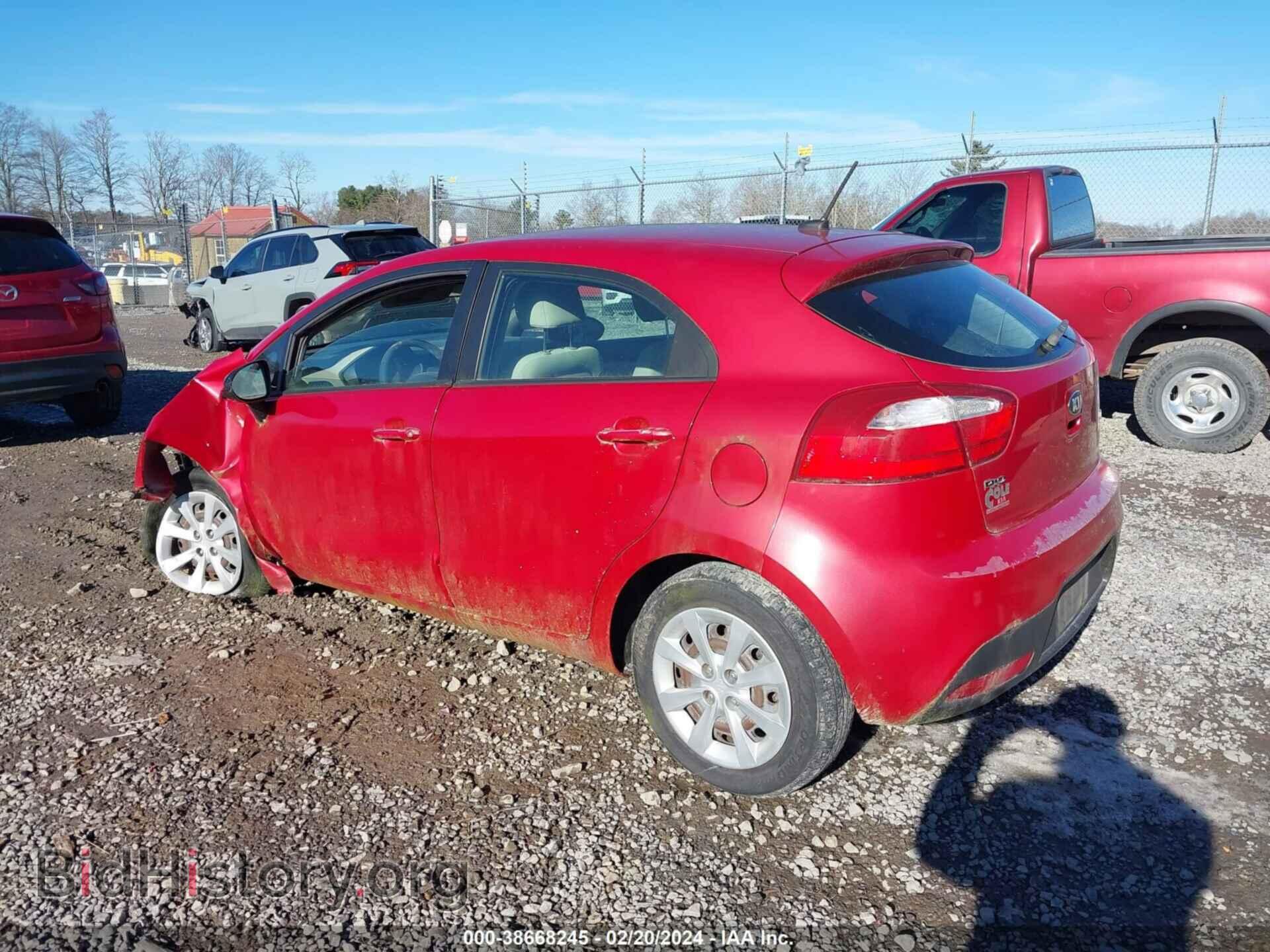 2013 KIA RIO - VIN: KNADM5A34D6176237 - Фото 3