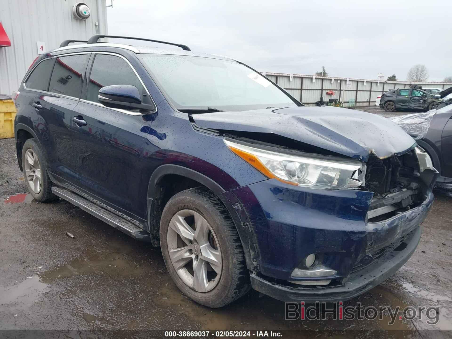 Photo 5TDDKRFH2ES023216 - TOYOTA HIGHLANDER 2014