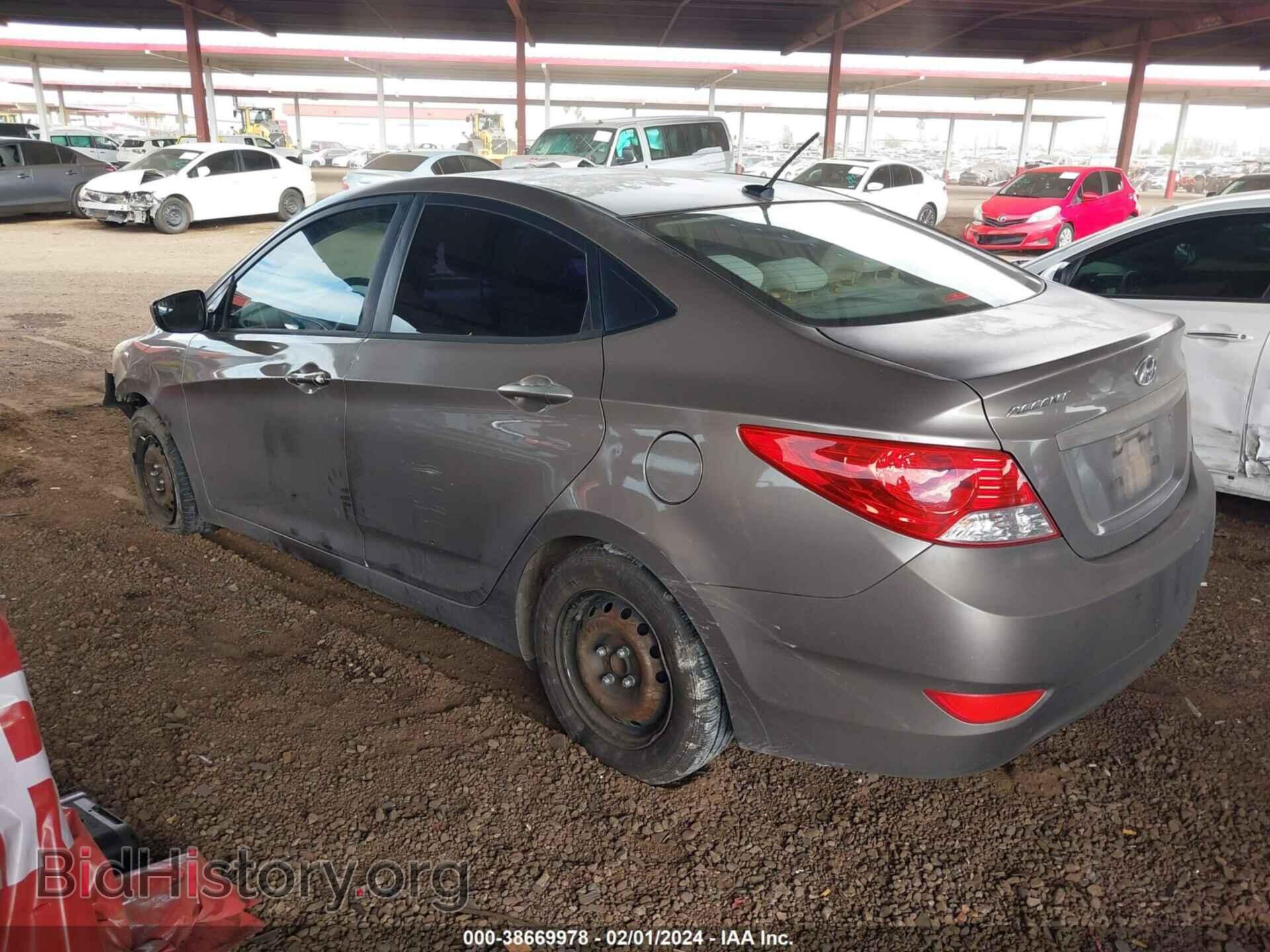 2014 HYUNDAI ACCENT - VIN: KMHCT4AE0EU653364 - Фото 3