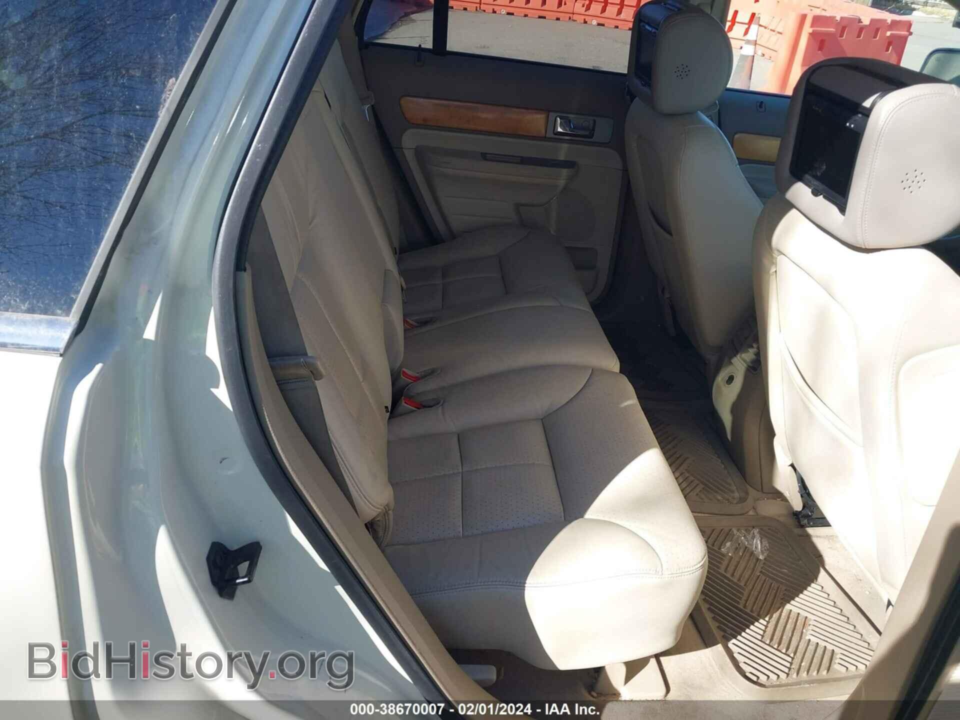 2007 LINCOLN MKX - VIN: 2LMDU88C87BJ04599 - Photo 8
