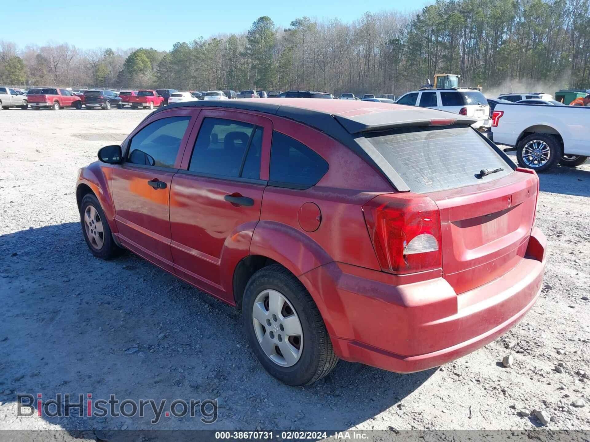 2007 DODGE CALIBER - VIN: 1B3HB28B47D537702 - Фото 3