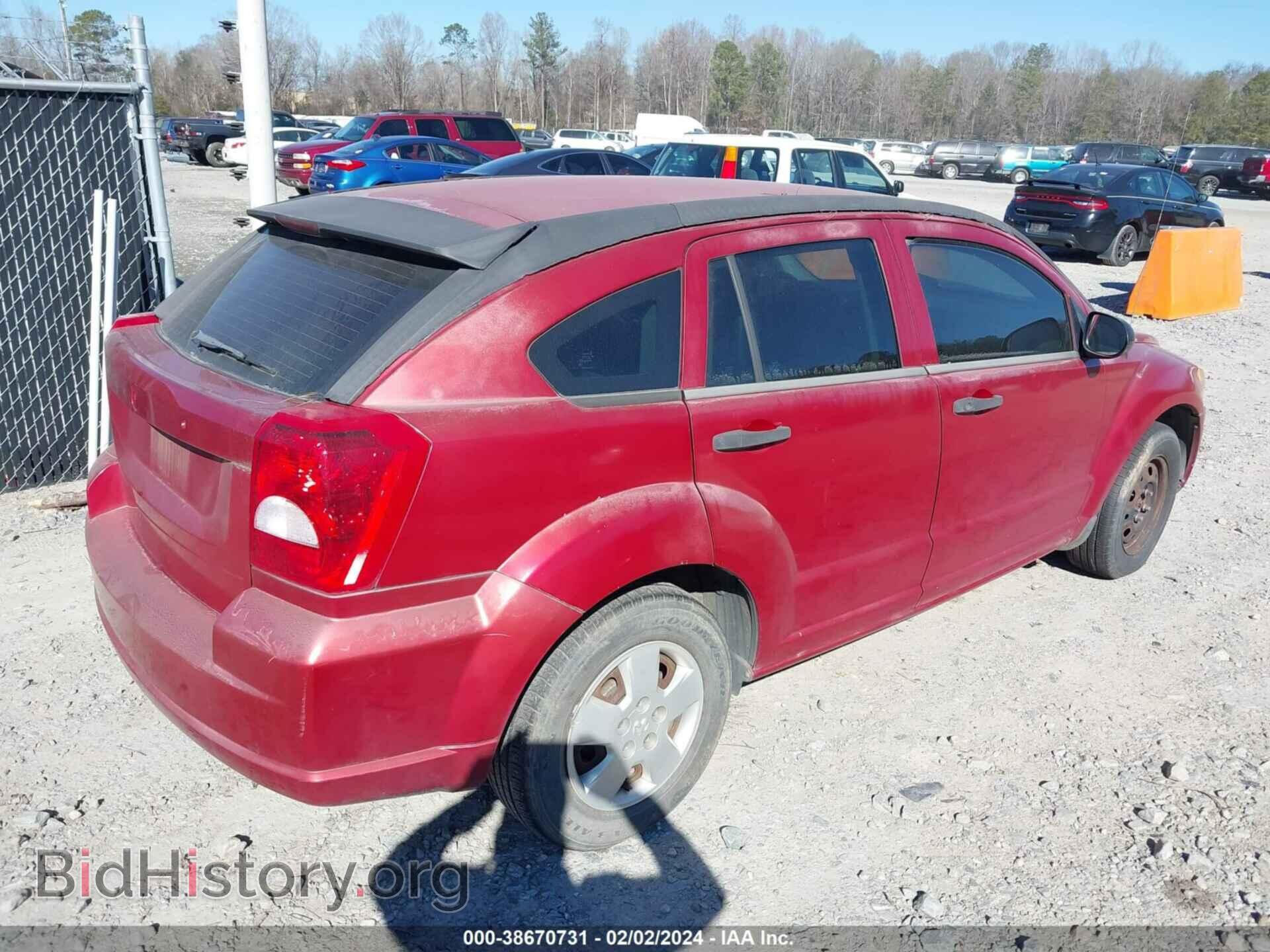 2007 DODGE CALIBER - VIN: 1B3HB28B47D537702 - Фото 4