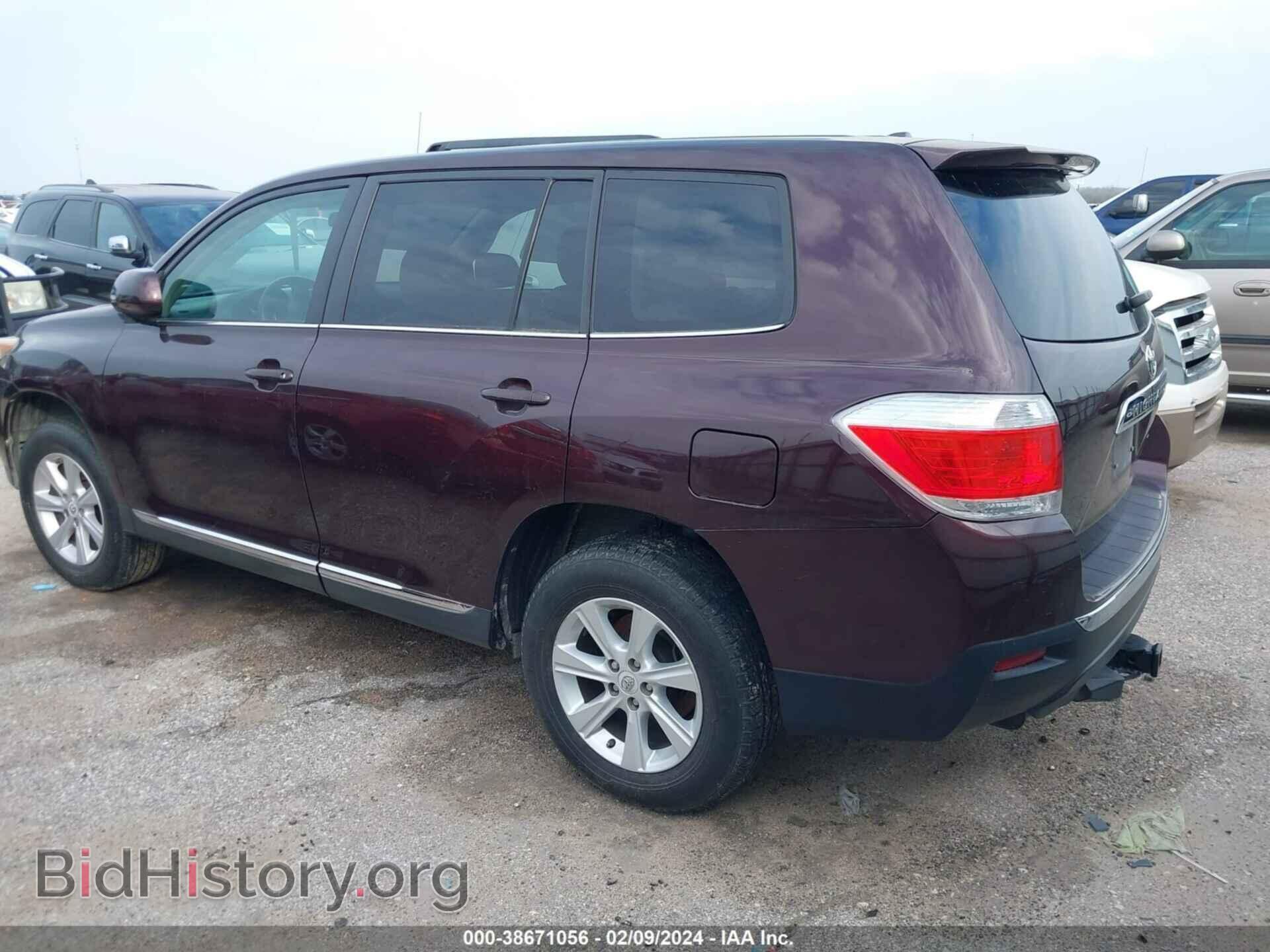 2011 TOYOTA HIGHLANDER - VIN: 5TDBK3EH2BS080744 - Фото 3