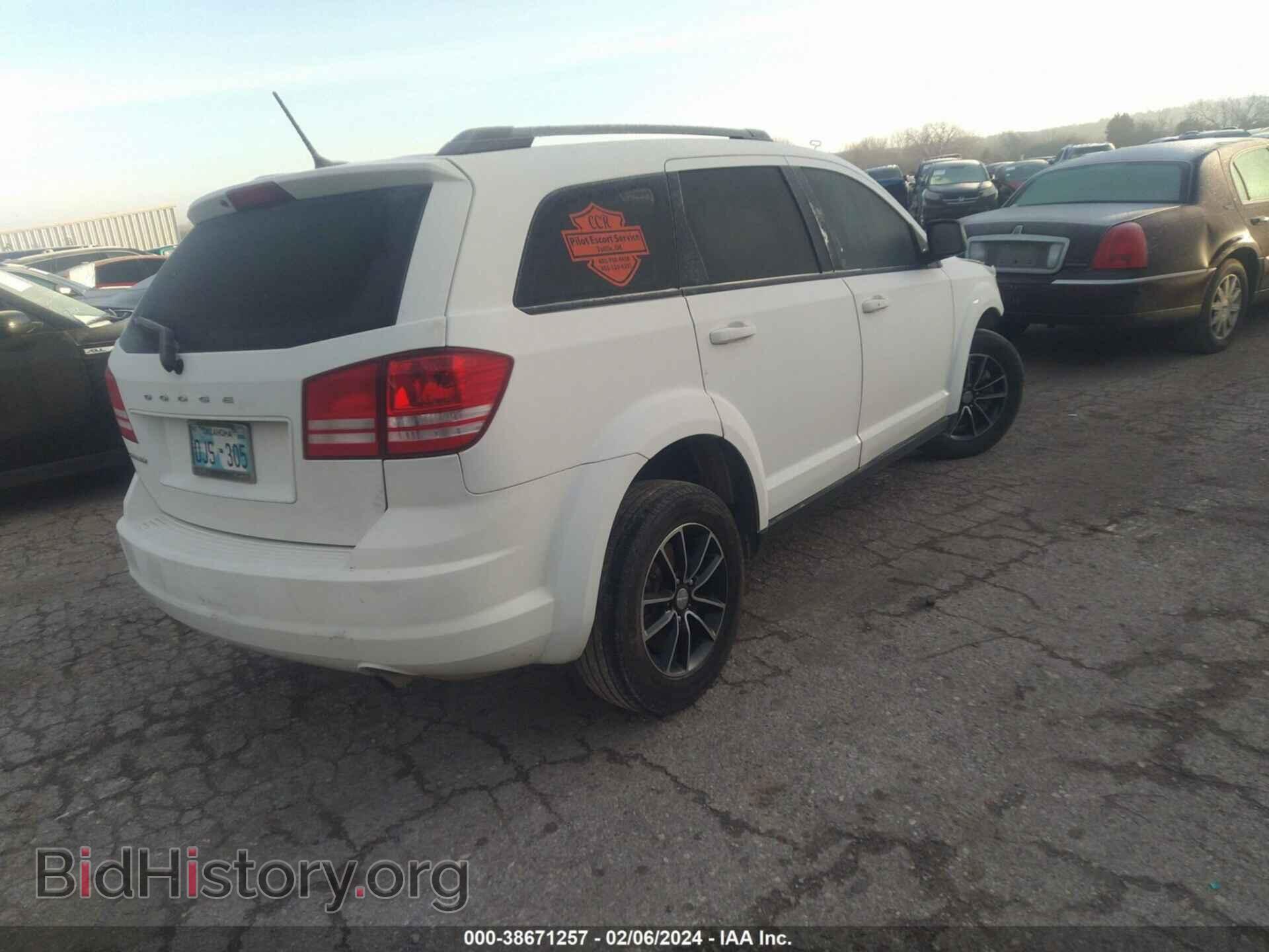 2017 DODGE JOURNEY - VIN: 3C4PDCAB0HT662244 - Фото 4