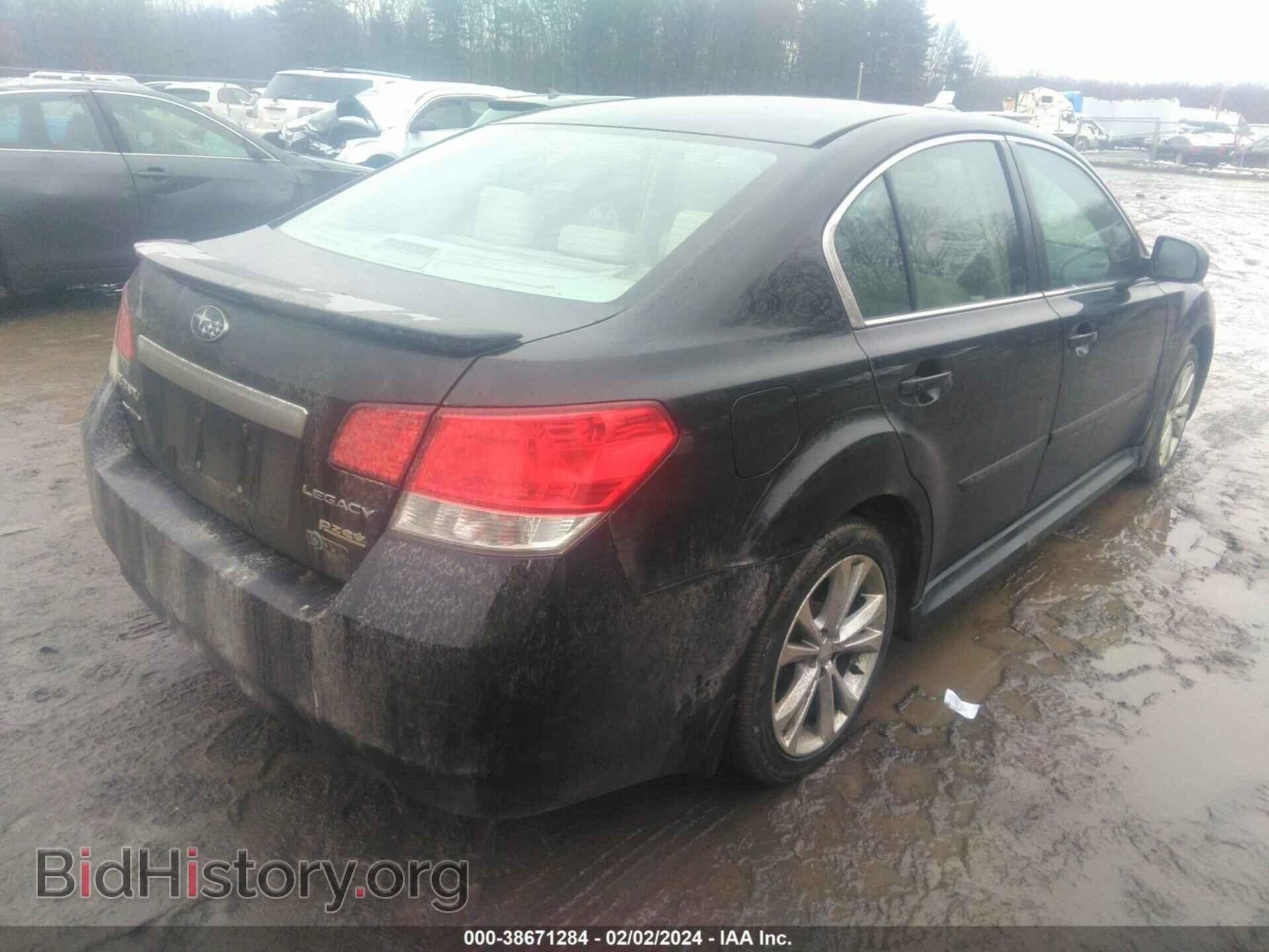 2013 SUBARU LEGACY - VIN: 4S3BMBC64D3038571 - Фото 4
