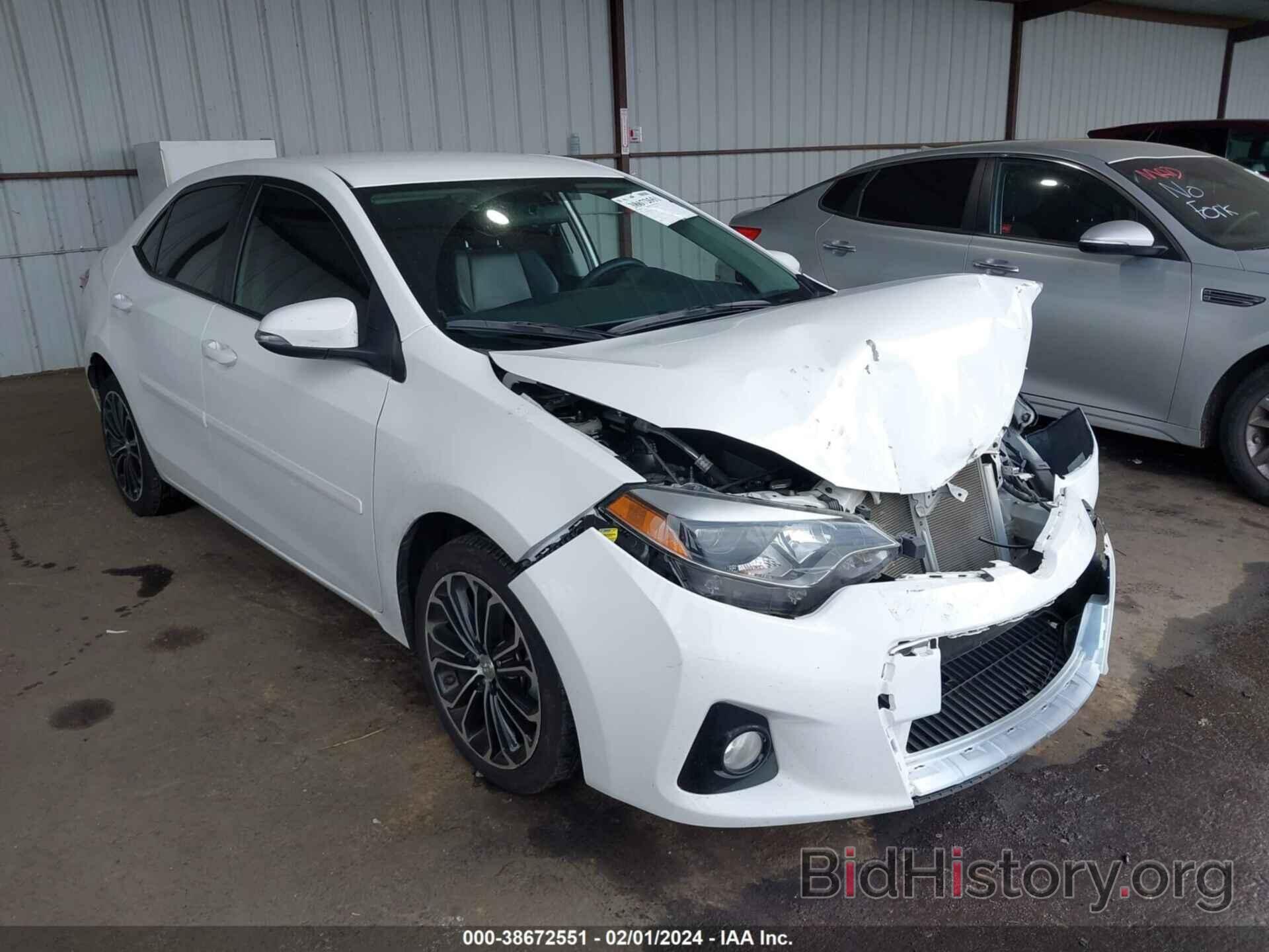 Photo 5YFBURHE2GP376698 - TOYOTA COROLLA 2016