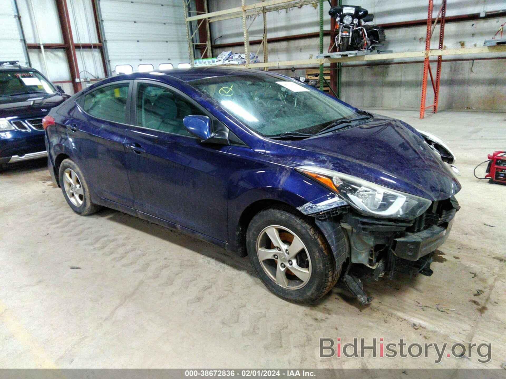 Photo 5NPDH4AEXEH503069 - HYUNDAI ELANTRA 2014