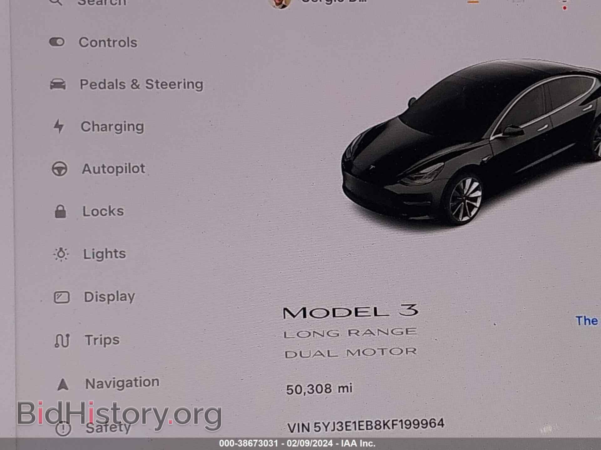 2019 TESLA MODEL 3 - VIN: 5YJ3E1EB8KF199964 - Фото 16
