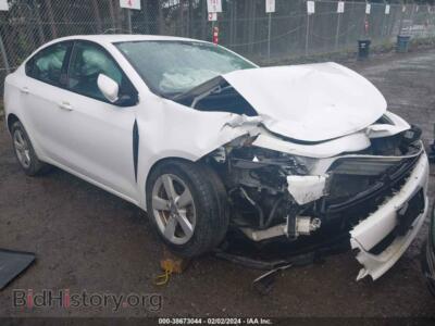 2015 Dodge DART SXT, белый — VIN 1C3CDFBB5FD336347, IAAI
